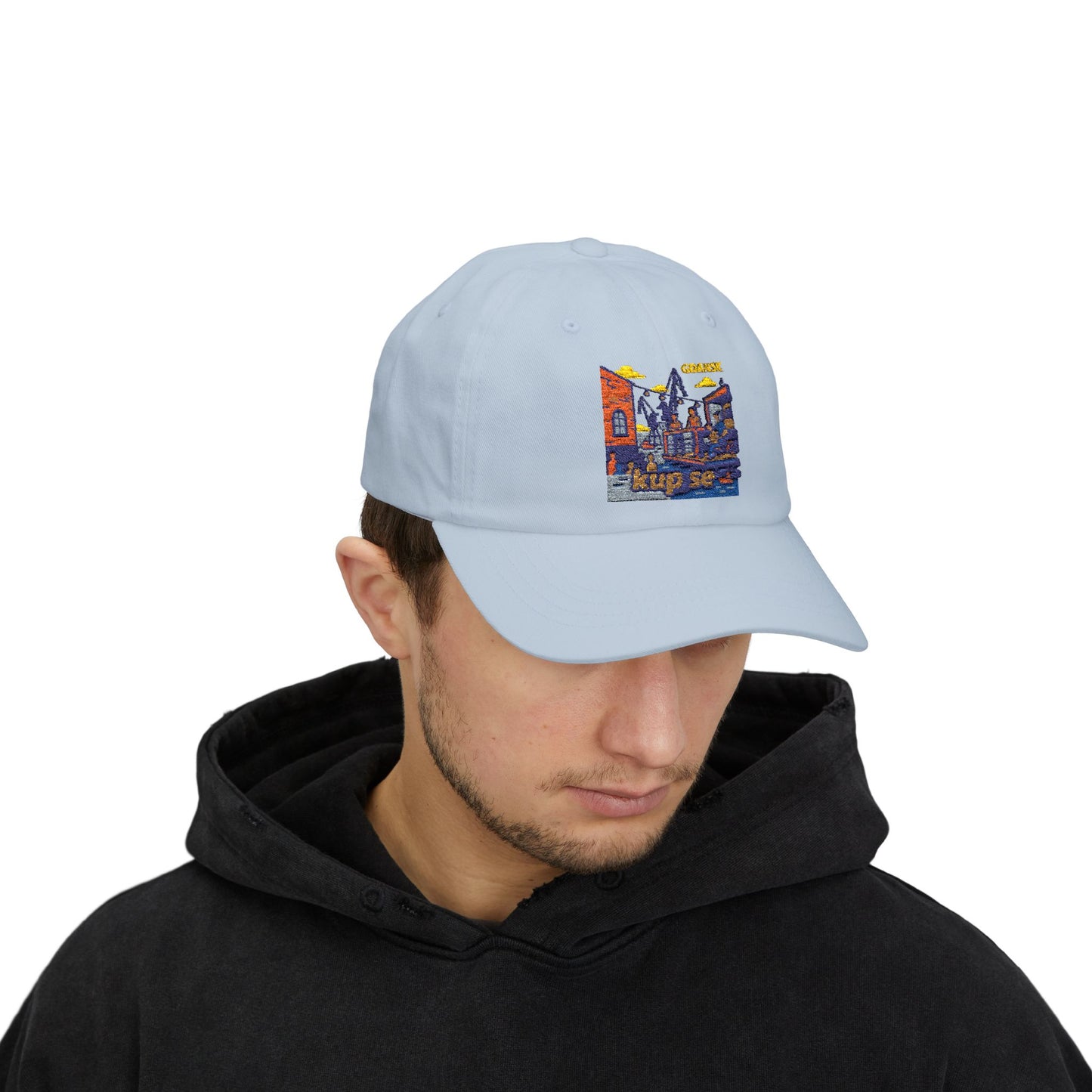 Czapka z daszkiem z grafiką Kup Se Vibe – modny Dad Cap z charakterem