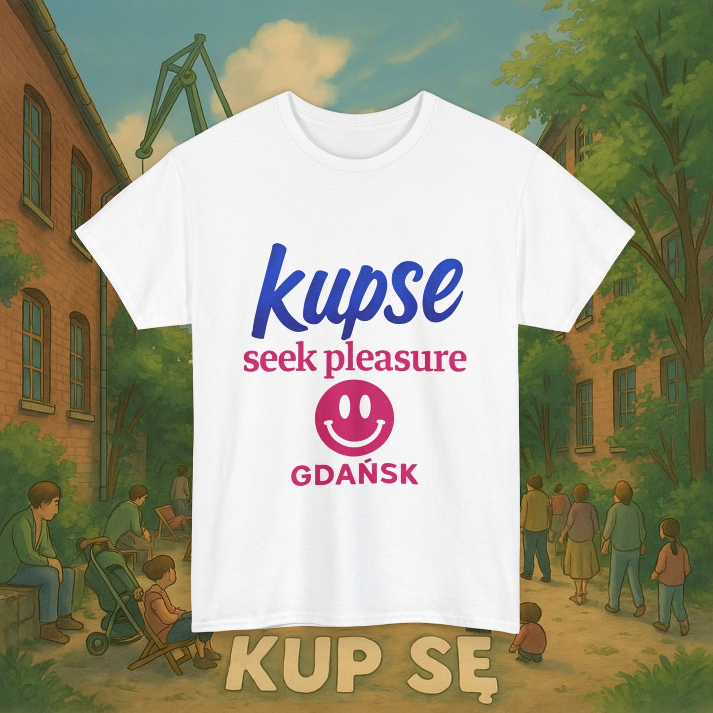 KupSe seek pleasure Style t-shirt - Unisex Heavy Cotton Tee