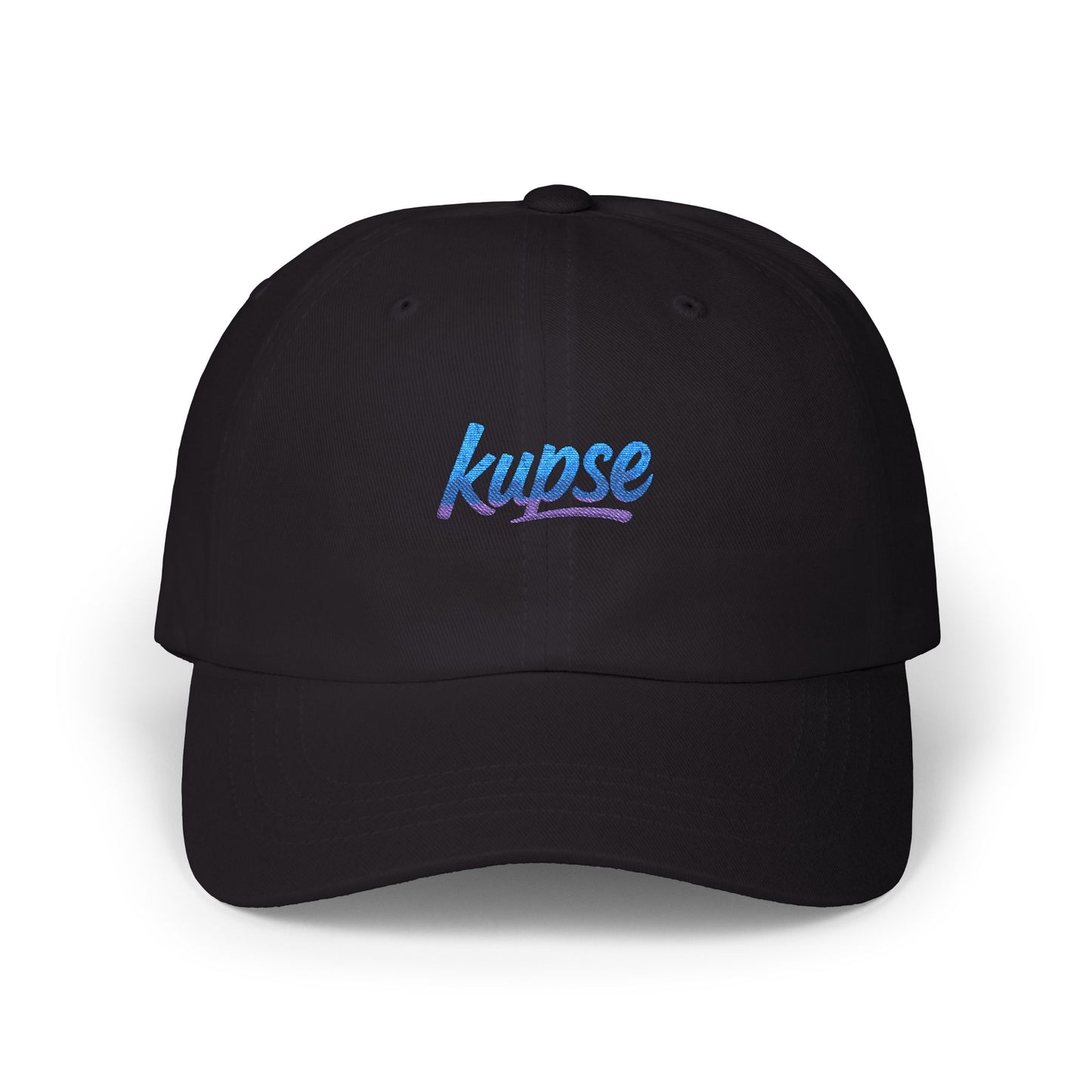 Czapka z daszkiem z grafiką Kup Se Logo Blue – modny Dad Cap z charakterem