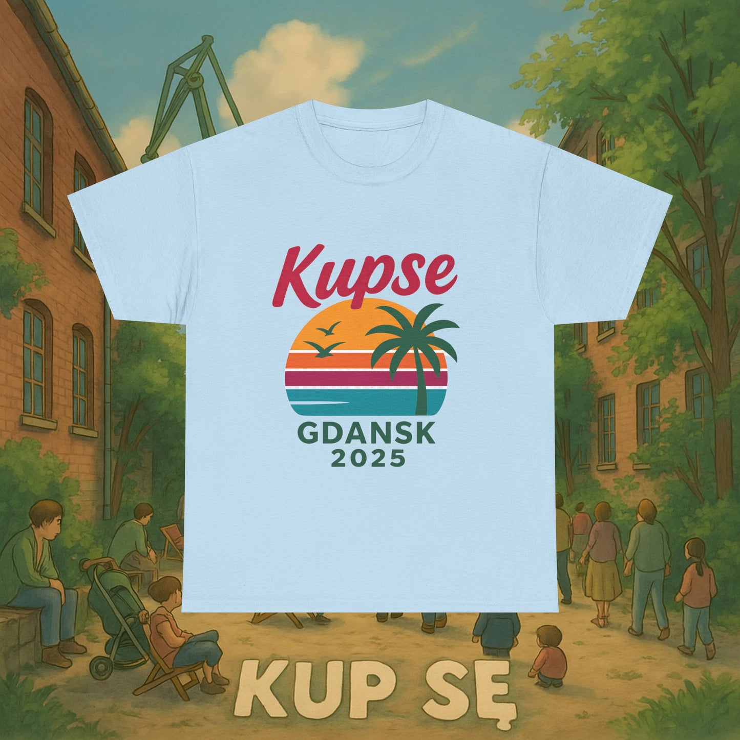 KupSe 90's Style t-shirt - Unisex Heavy Cotton Tee