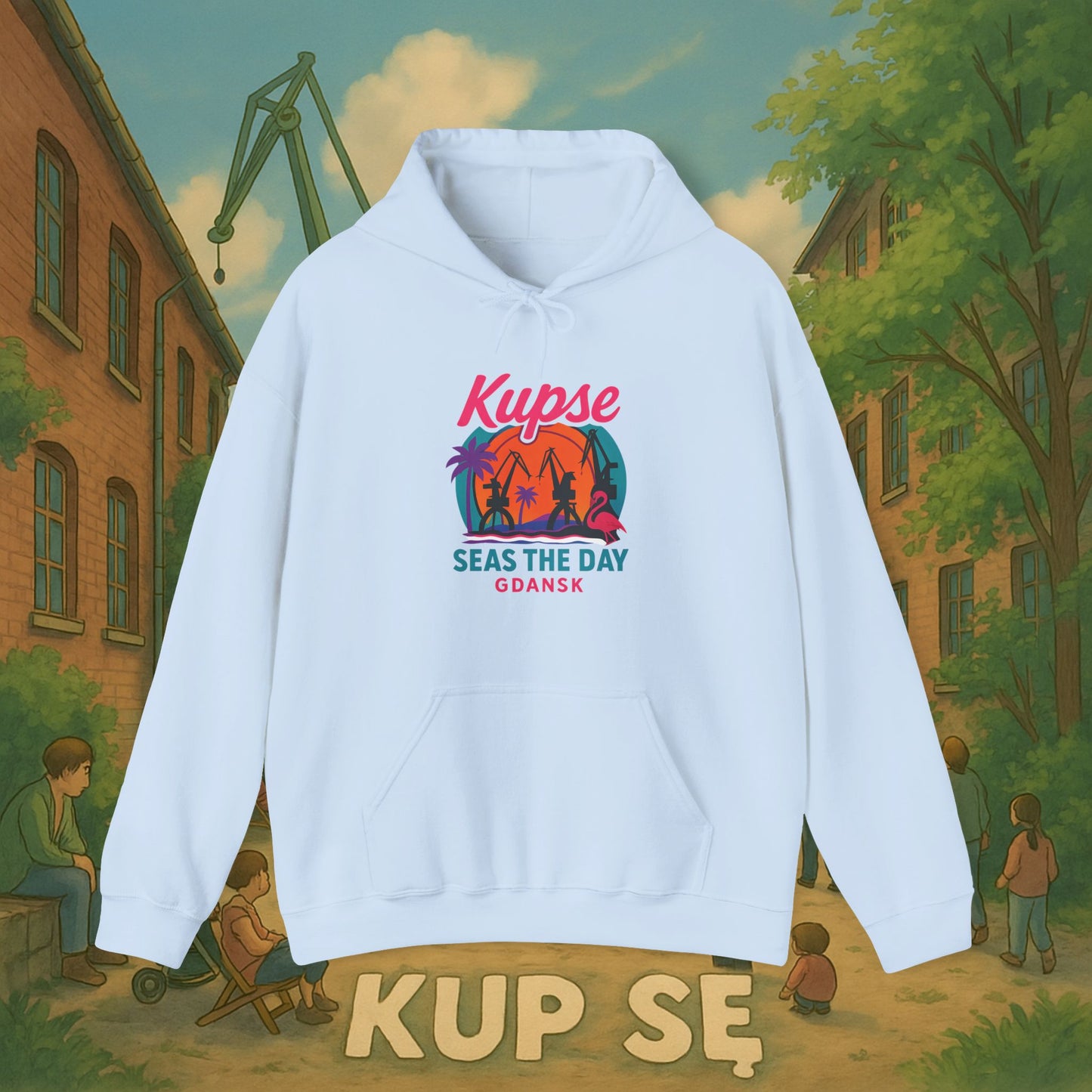 Unisex Heavy Blend Hoodie – Seas The Day – Kup Se