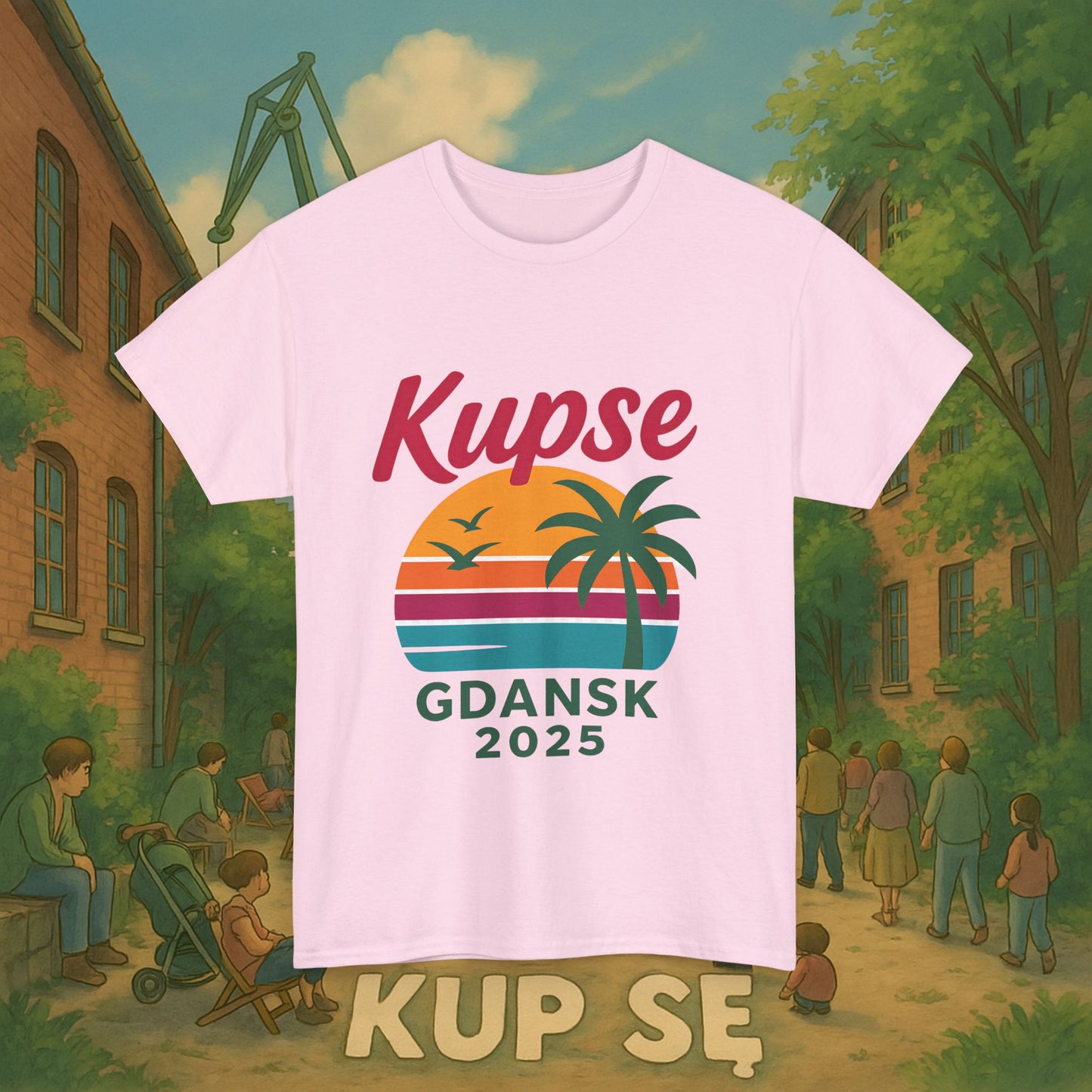 KupSe 90's Style t-shirt - Unisex Heavy Cotton Tee