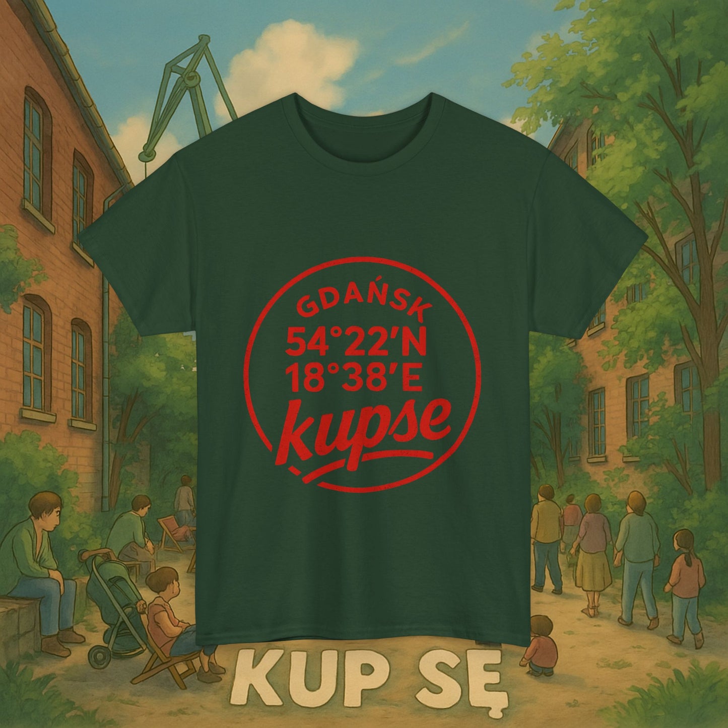 KupSe Koordynaty Style t-shirt - Unisex Heavy Cotton Tee