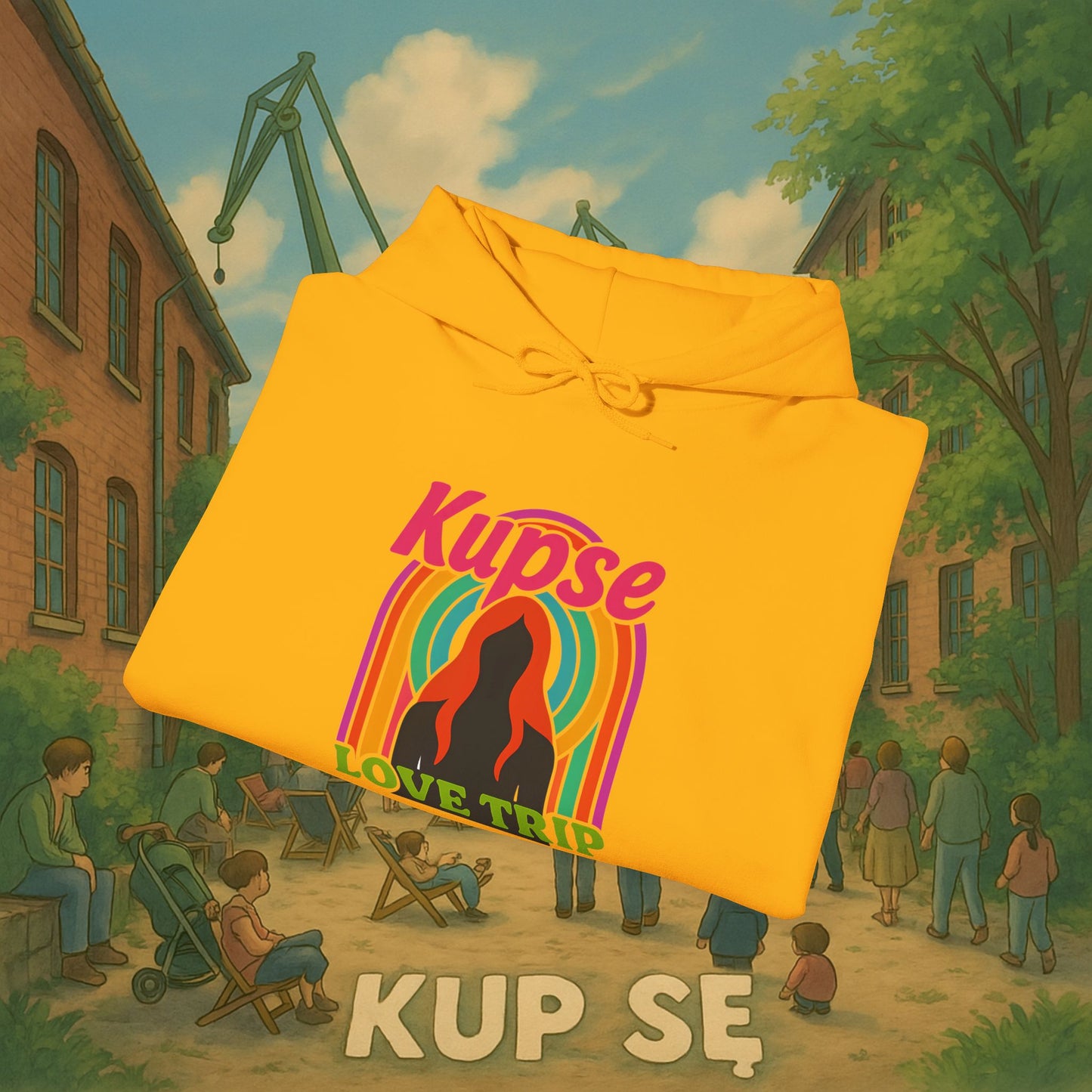 Unisex Heavy Blend Hoodie – Love Trip – Kup Se