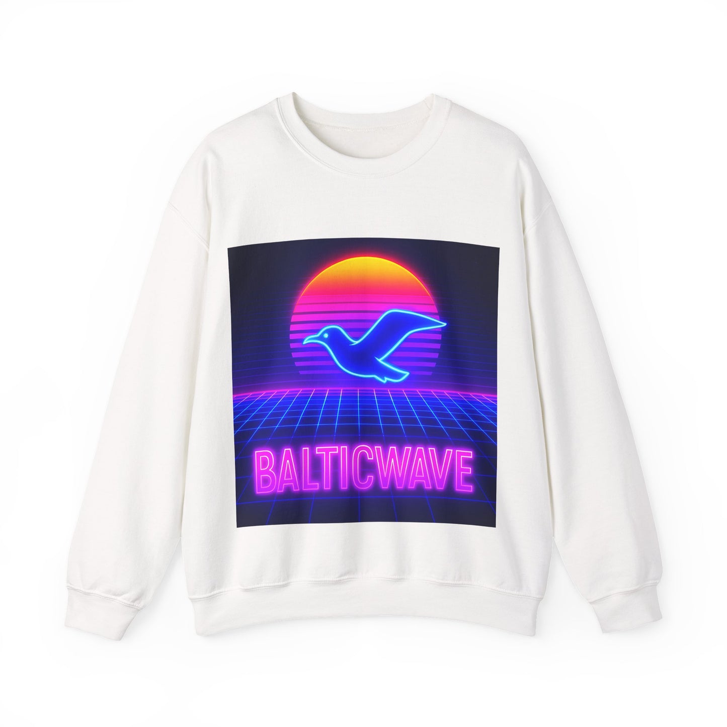 Bluza unisex z grafiką Kup Se Baltic Wave – klasyczny crewneck i miejski styl