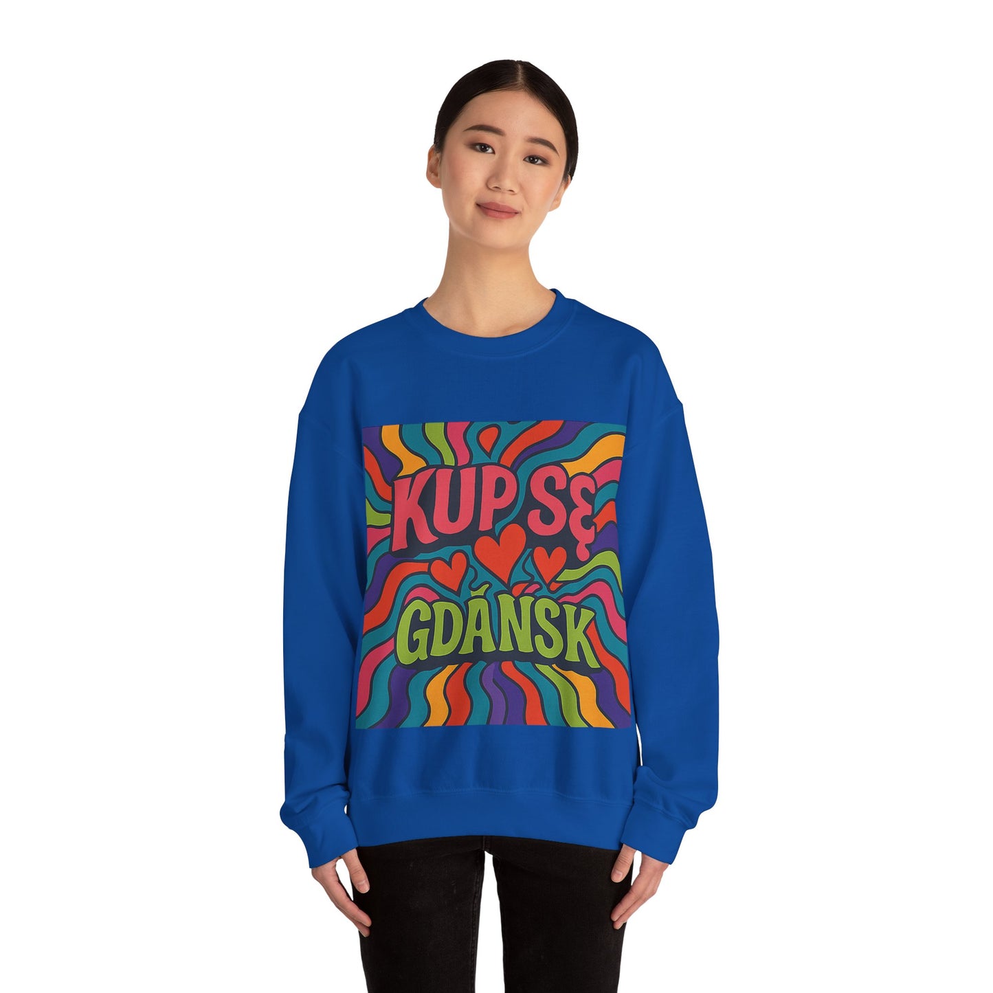 Bluza unisex z grafiką Kup Se Acid – klasyczny crewneck i miejski styl