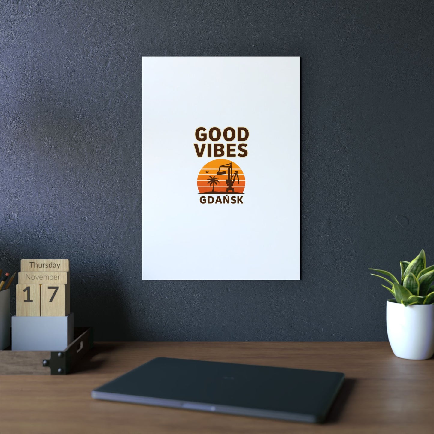 Obraz na panelu aluminiowym Good Vibes – trwały wydruk w stylu Kup Se