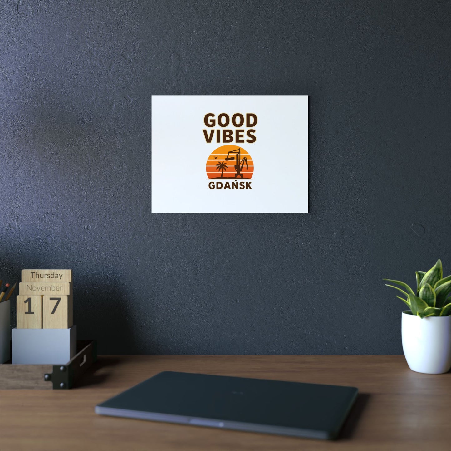 Obraz na panelu aluminiowym Good Vibes – trwały wydruk w stylu Kup Se