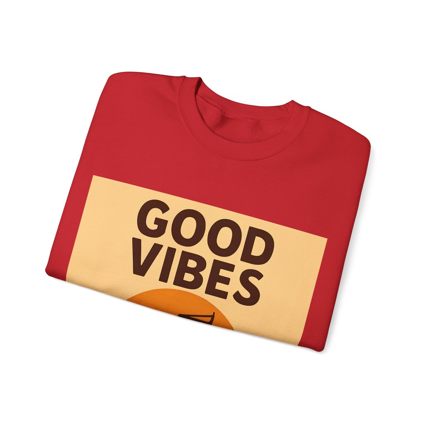 Bluza unisex z grafiką Kup Se Good Vibes Desert – klasyczny crewneck i miejski styl