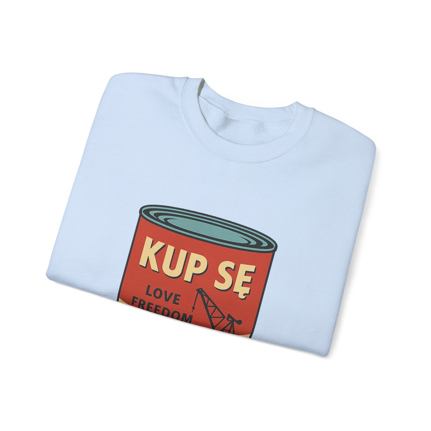 Bluza unisex z grafiką Kup Se Campbell– klasyczny crewneck i miejski styl