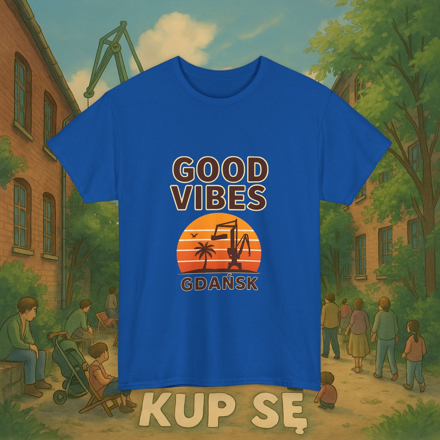 KupSe Good Vibes Style t-shirt - Unisex Heavy Cotton Tee