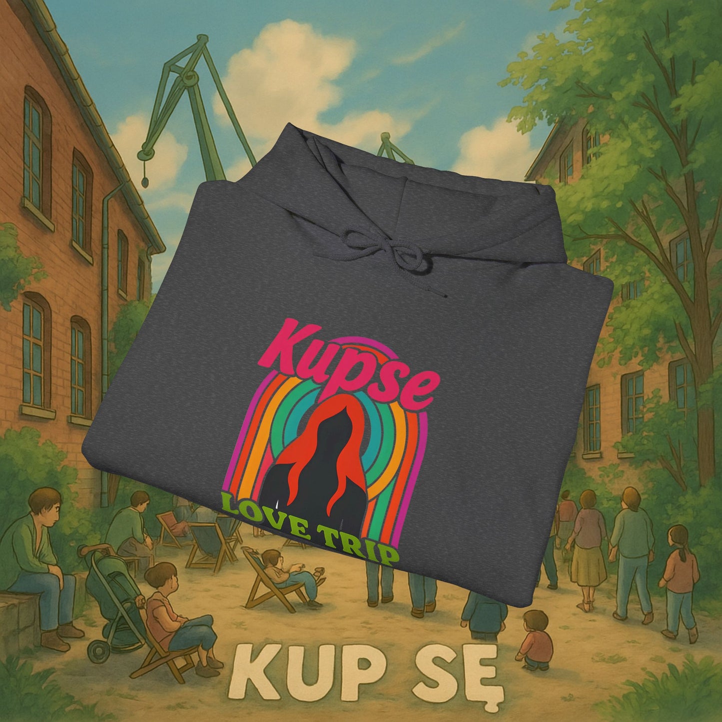 Unisex Heavy Blend Hoodie – Love Trip – Kup Se