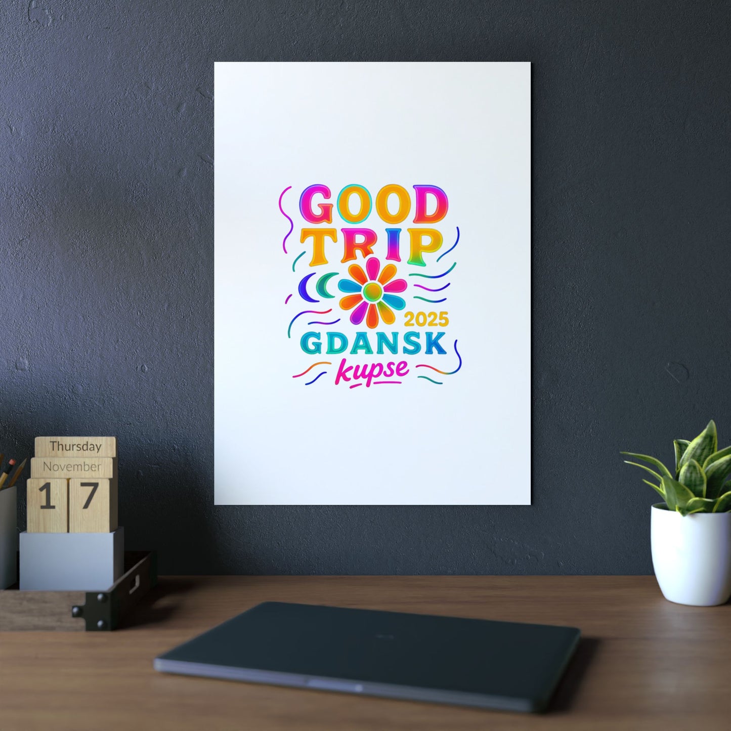 Obraz na panelu aluminiowym Good Trip – trwały wydruk w stylu Kup Se
