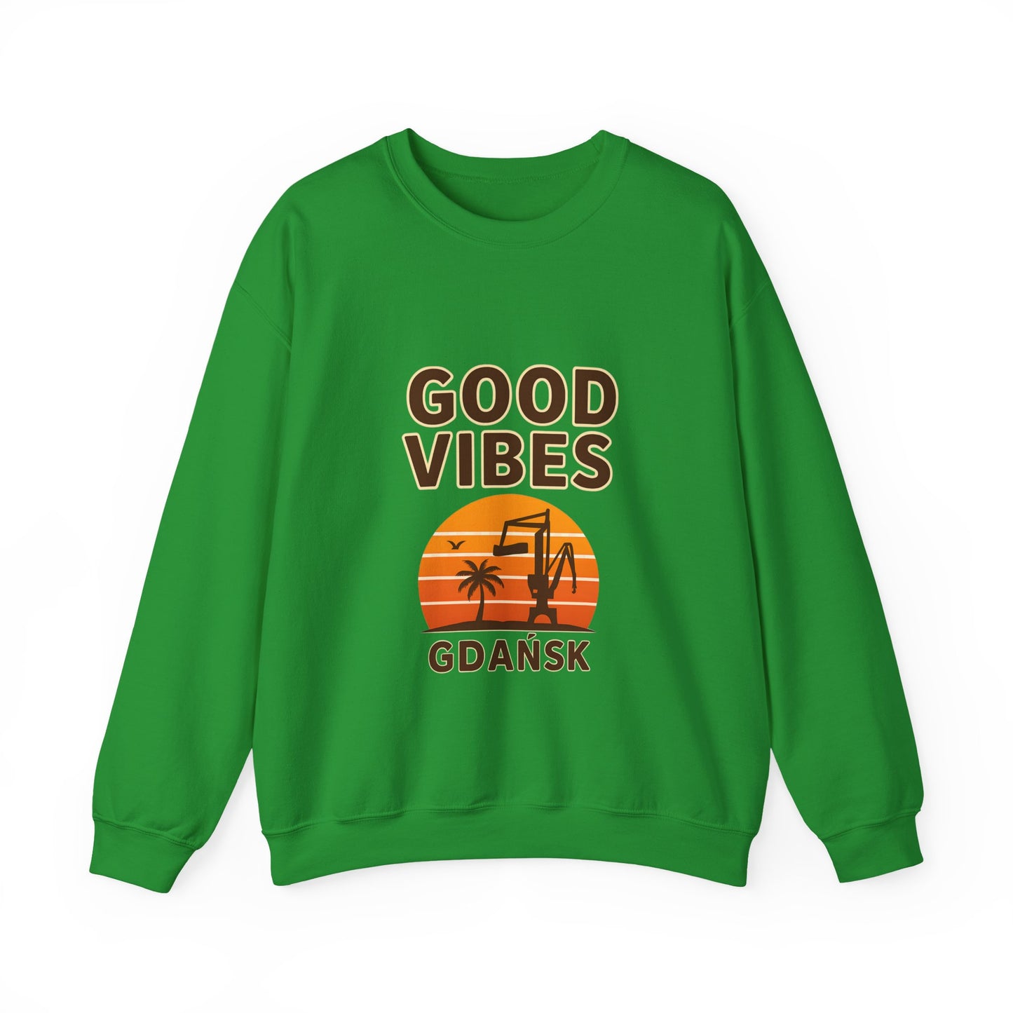 Bluza unisex z grafiką Kup Se Good Vibes – klasyczny crewneck i miejski styl