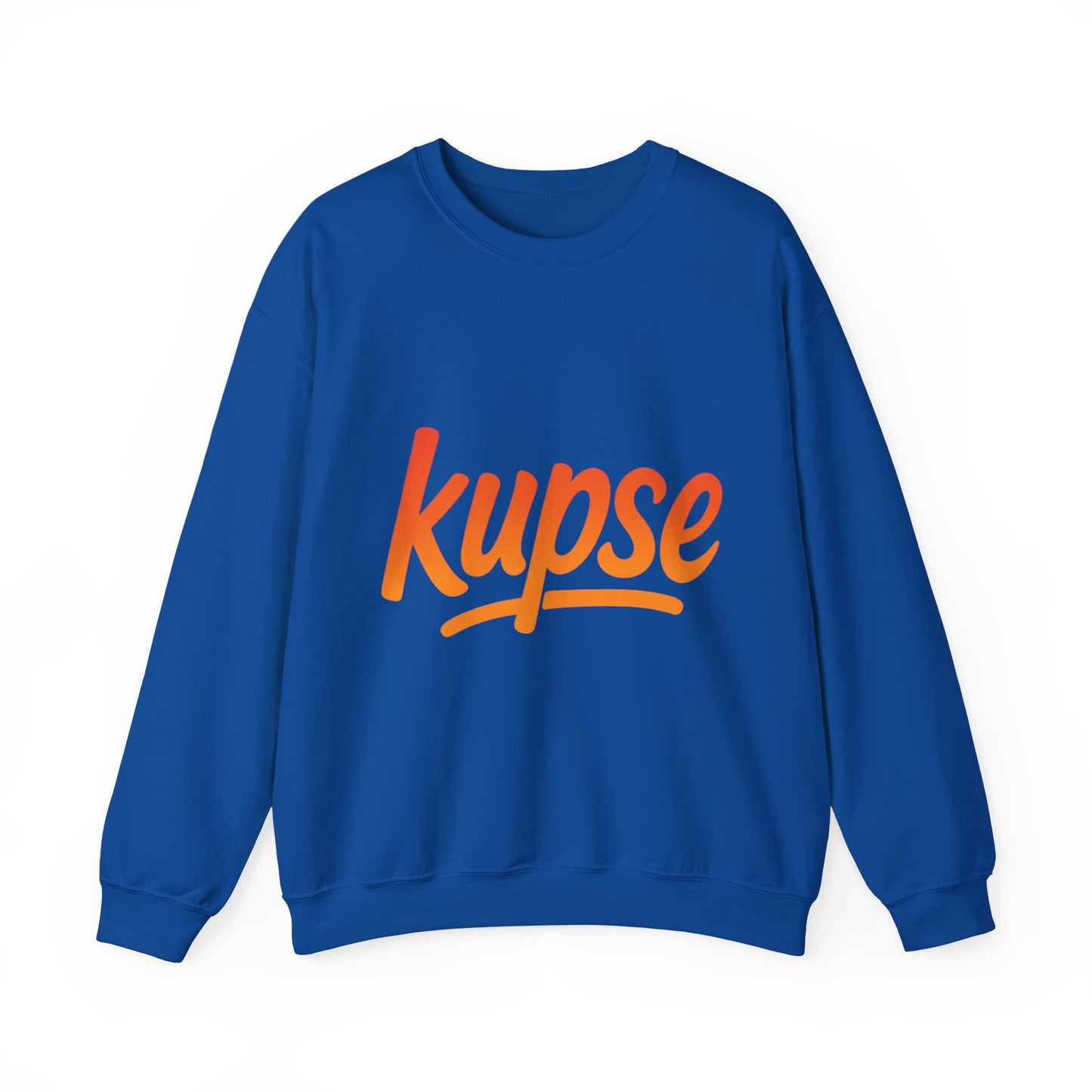 Bluza unisex z grafiką Kup Se Logo Orange – klasyczny crewneck i miejski styl