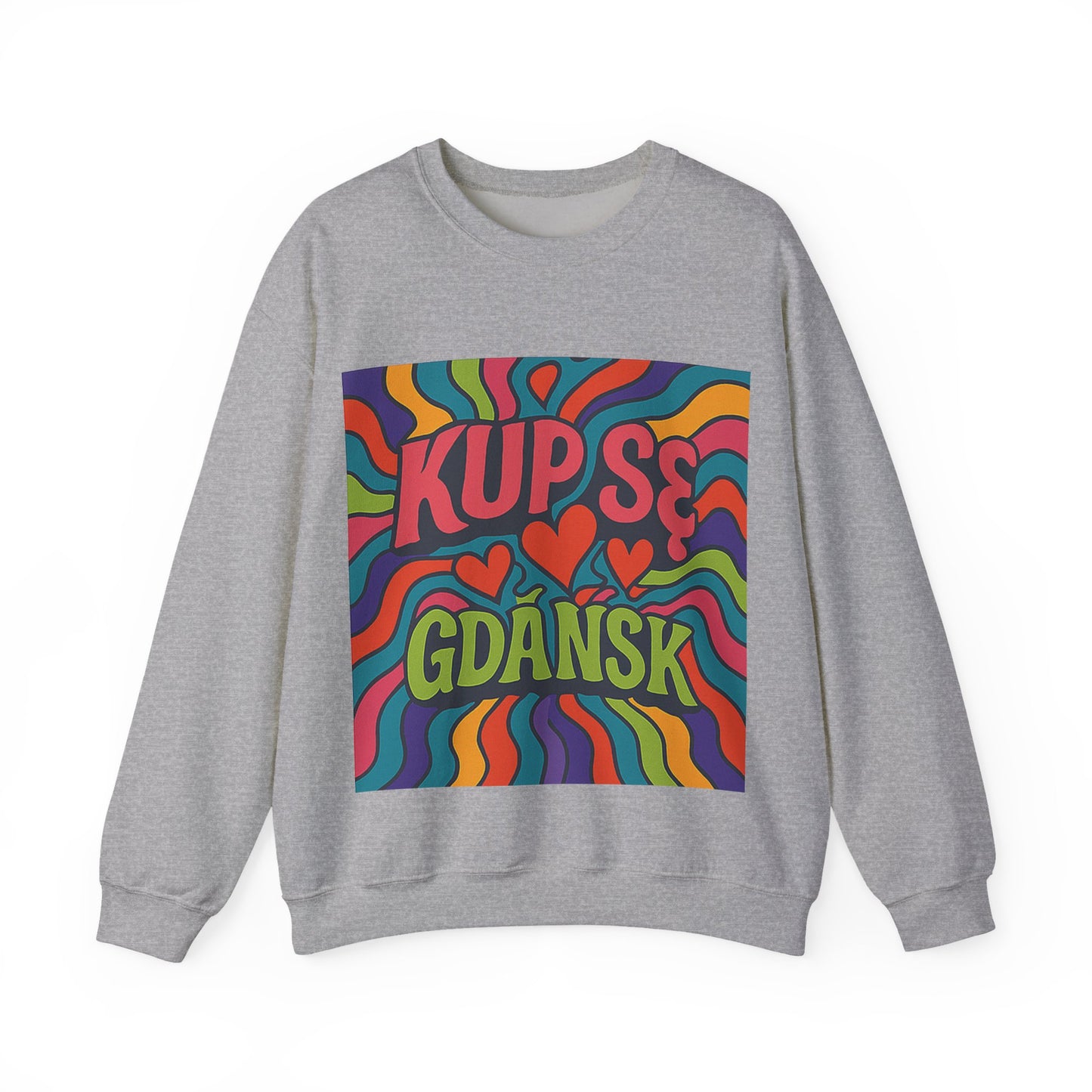 Bluza unisex z grafiką Kup Se Acid – klasyczny crewneck i miejski styl