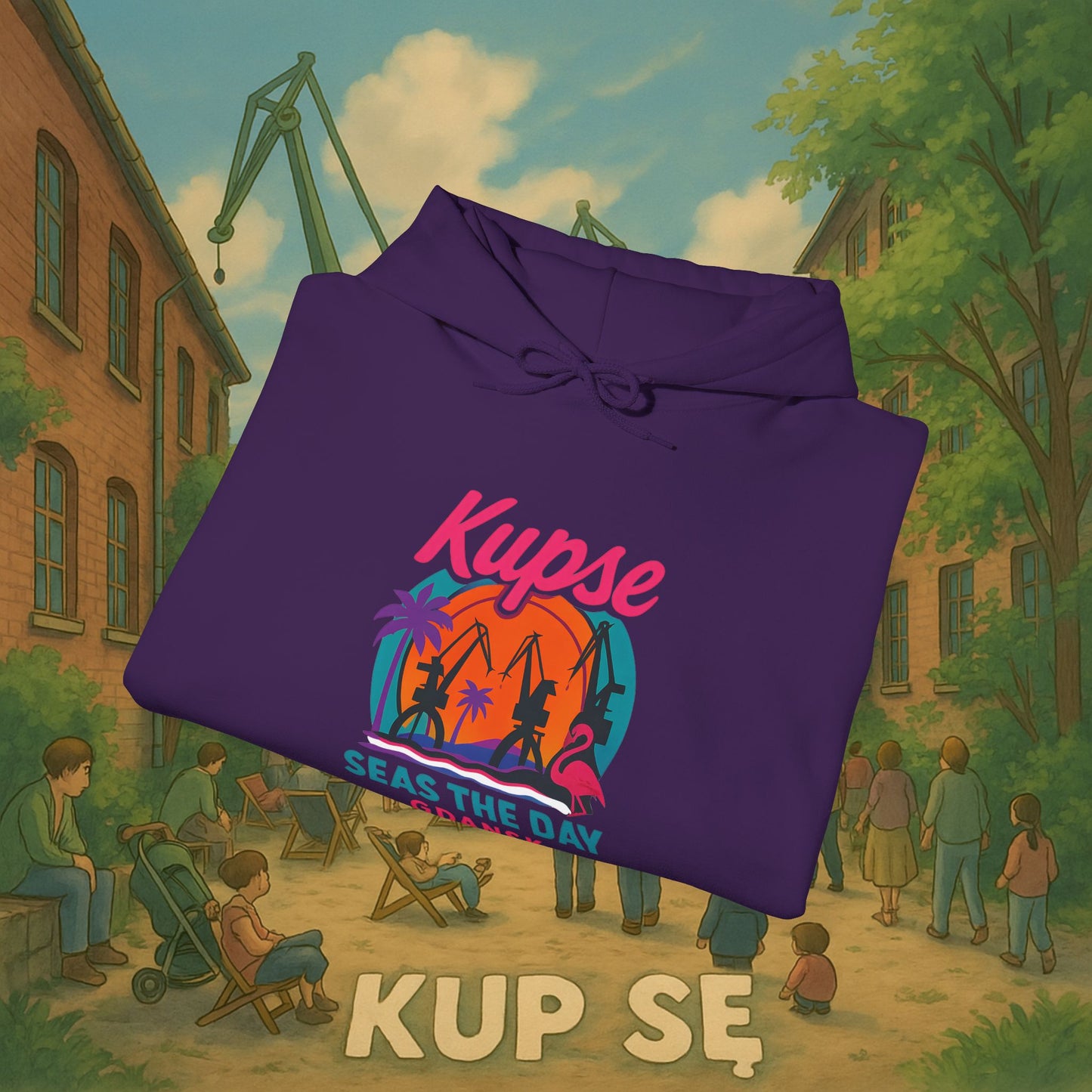 Unisex Heavy Blend Hoodie – Seas The Day – Kup Se