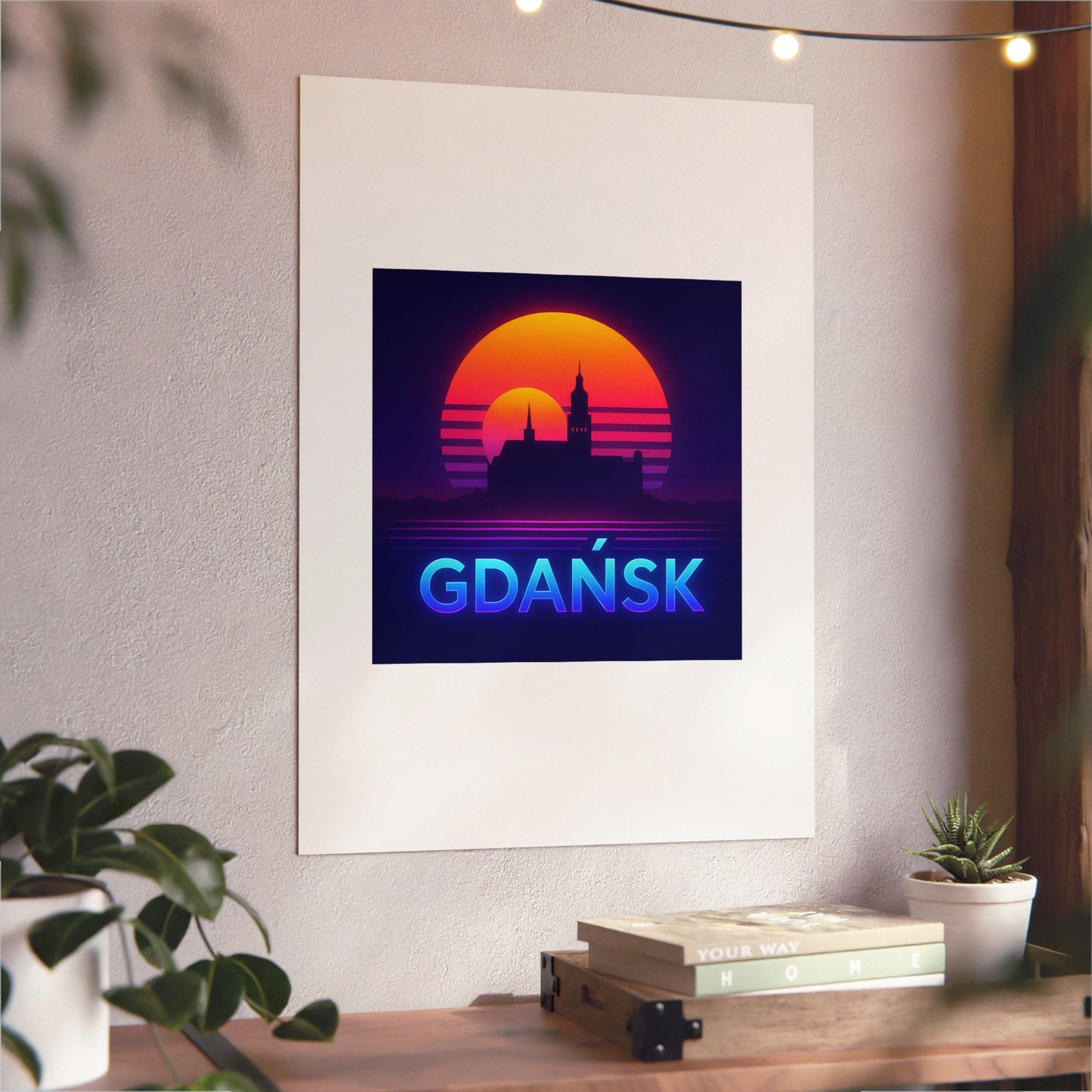 Obraz na panelu aluminiowym Panorama Gdańsk – trwały wydruk w stylu Kup Se