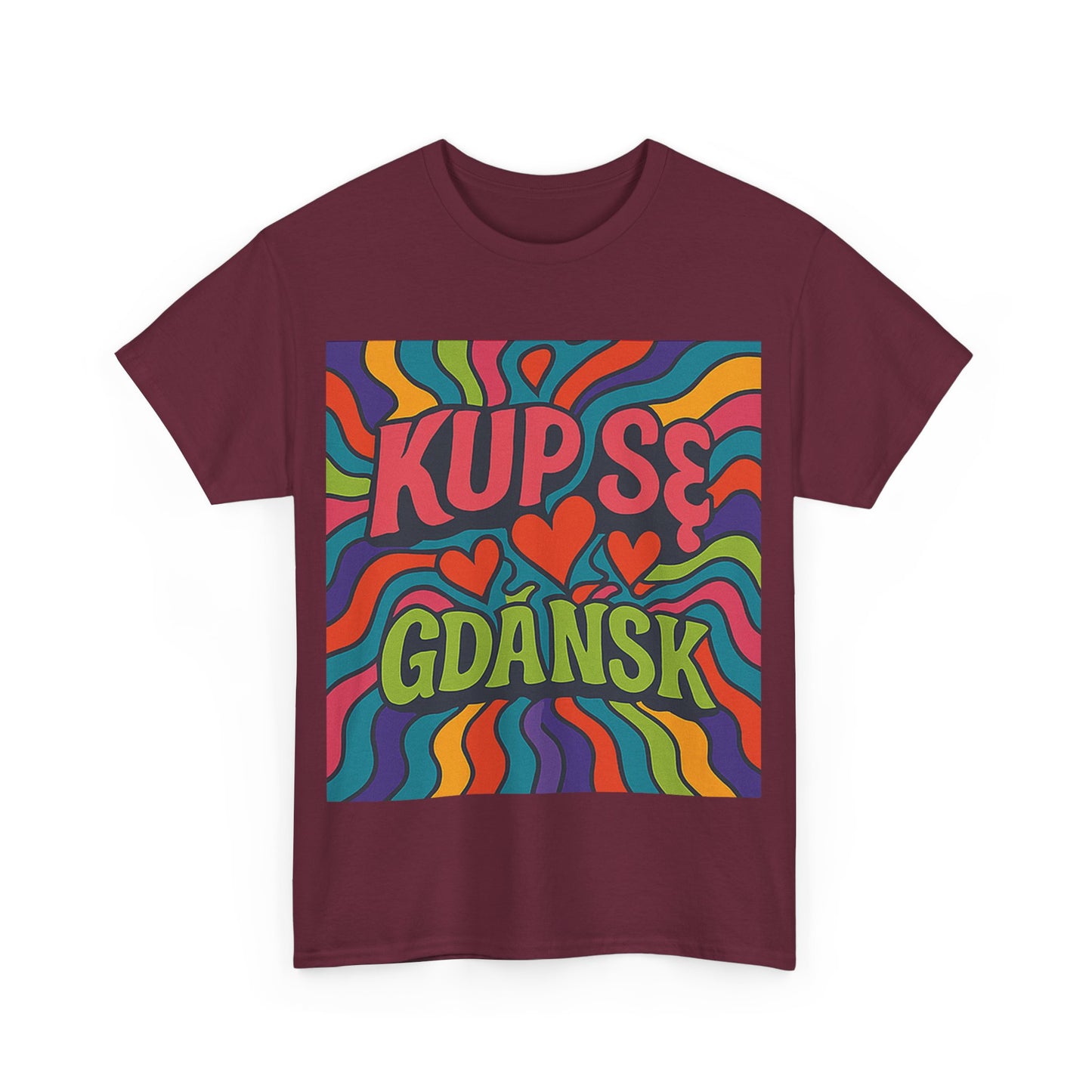 KupSe Gdańsk Hippie t-shirt - Unisex Heavy Cotton Tee
