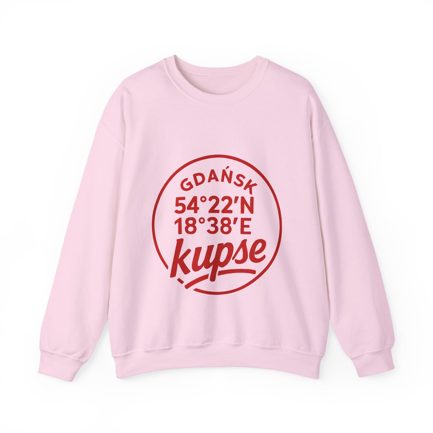 Bluza unisex z grafiką Kup Se Koordynaty – klasyczny crewneck i miejski styl