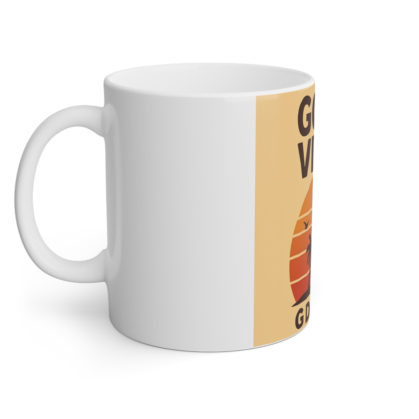 Kubek KupSe – Good Vibes, Unikatowy Design, Lokalny Styl