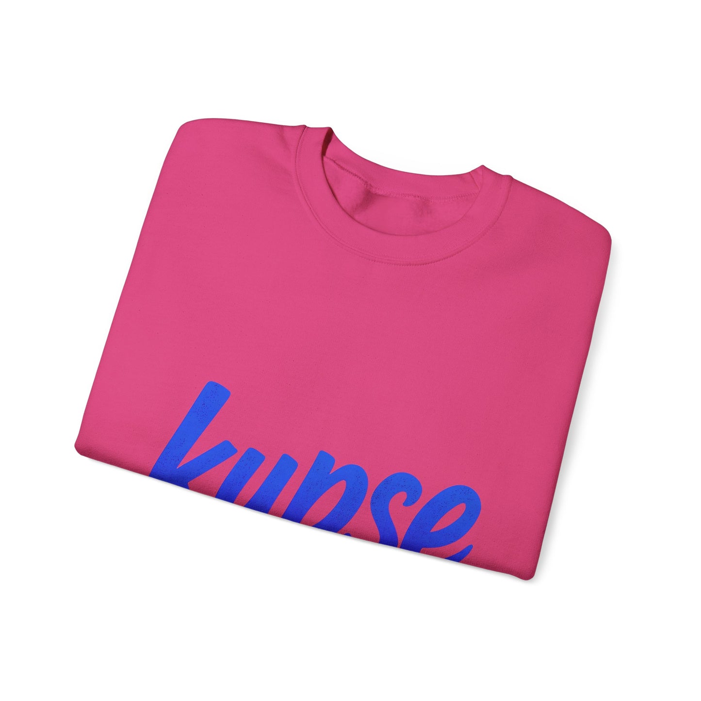 Bluza unisex z grafiką Kup Se Logo Blue – klasyczny crewneck i miejski styl