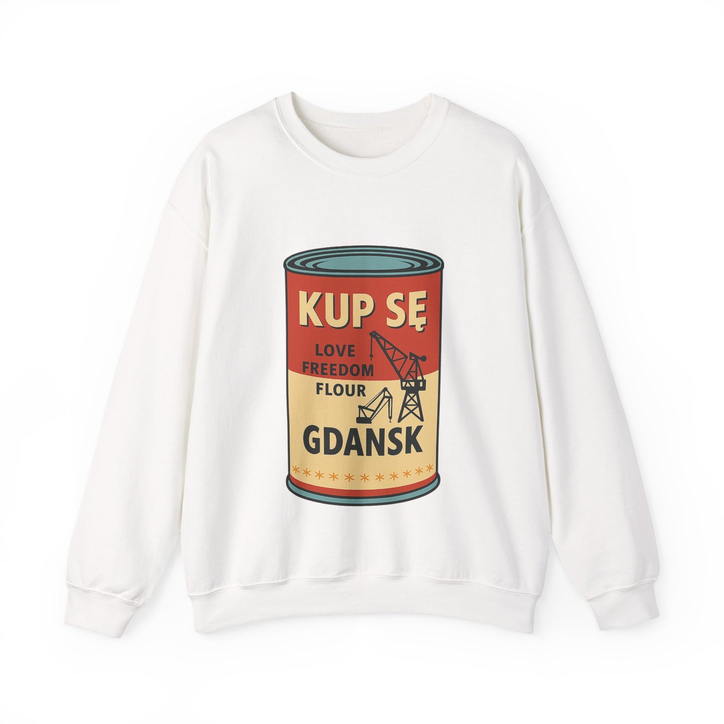 Bluza unisex z grafiką Kup Se Campbell– klasyczny crewneck i miejski styl
