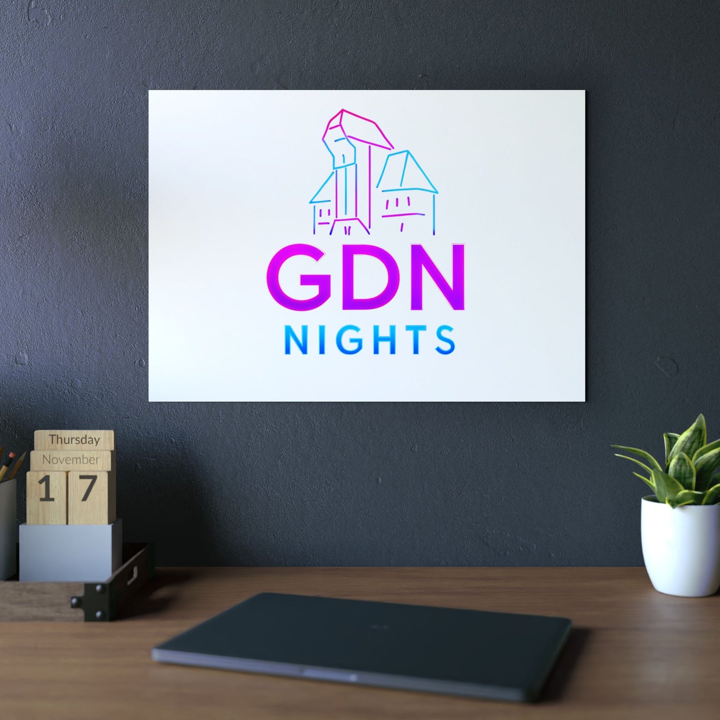 Obraz na panelu aluminiowym GDN Nights – trwały wydruk w stylu Kup Se