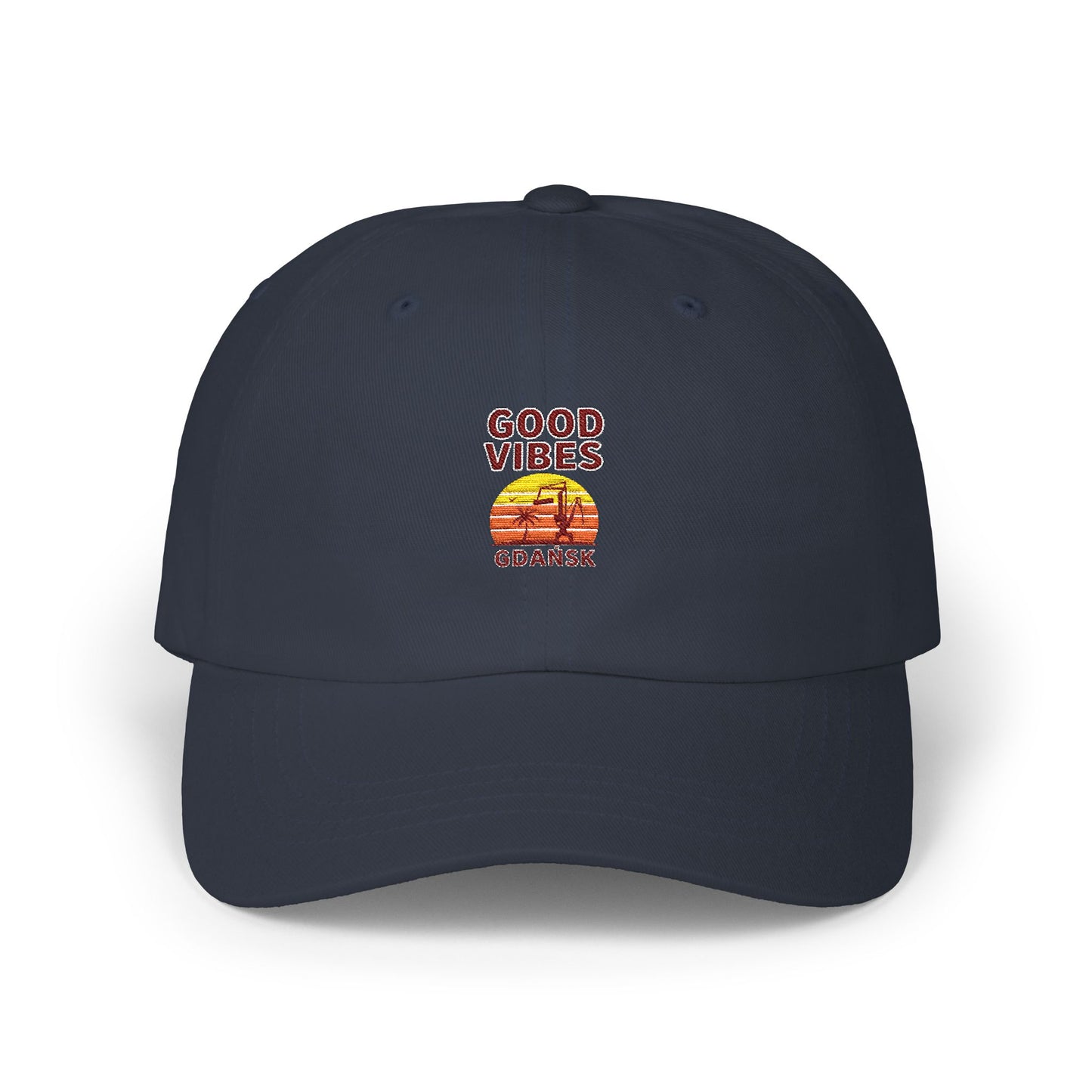 Czapka z daszkiem z grafiką Kup Se Good Vibes – modny Dad Cap z charakterem