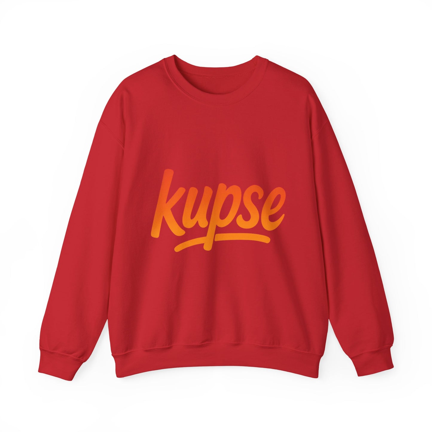 Bluza unisex z grafiką Kup Se Logo Orange – klasyczny crewneck i miejski styl