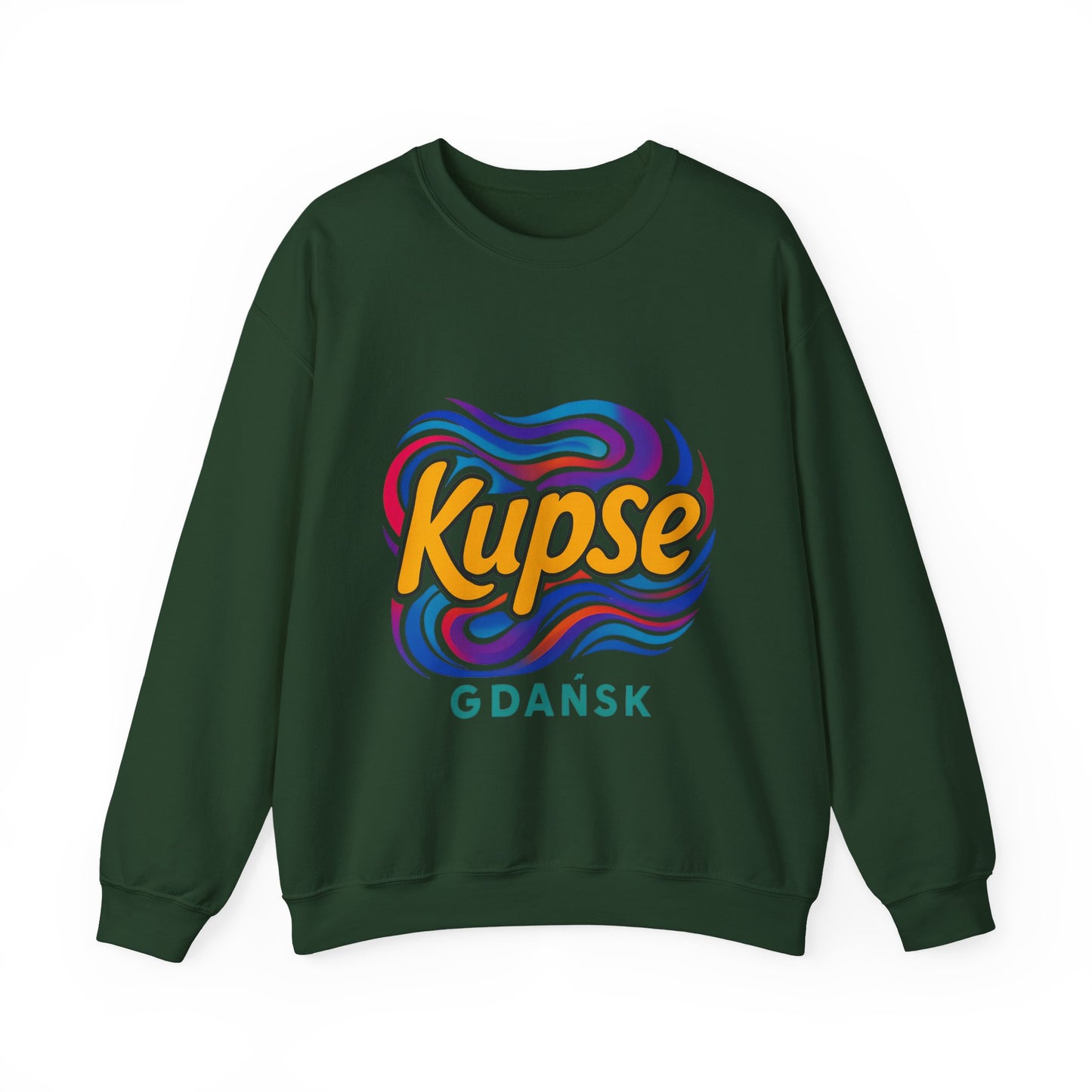 Bluza unisex z grafiką Kup Se Acid2 – klasyczny crewneck i miejski styl