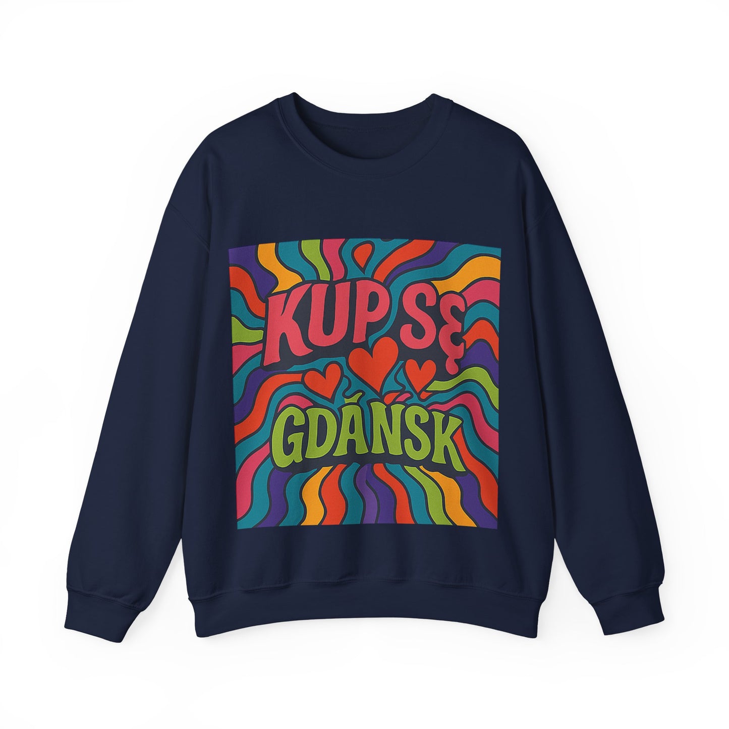 Bluza unisex z grafiką Kup Se Acid – klasyczny crewneck i miejski styl