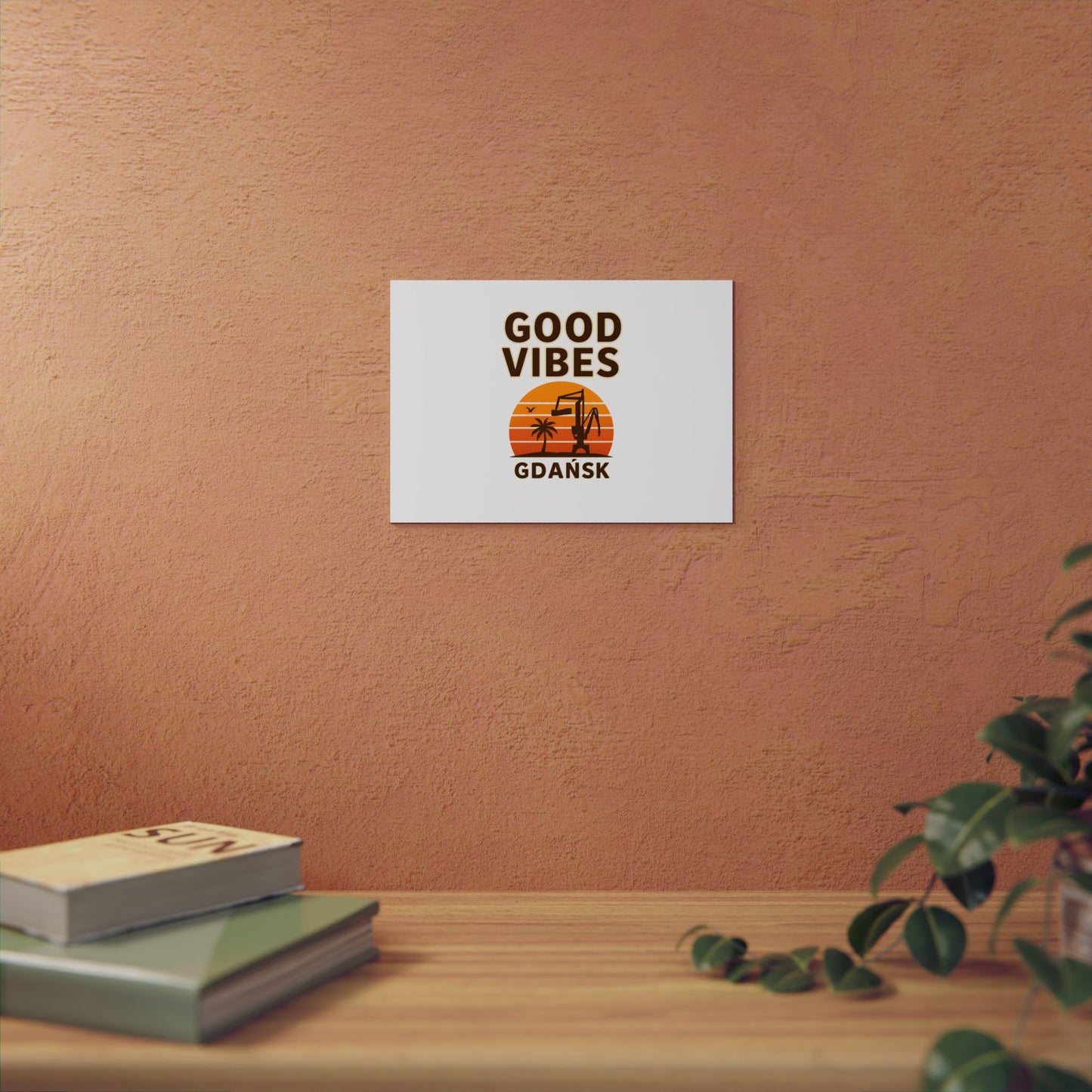 Obraz na panelu aluminiowym Good Vibes – trwały wydruk w stylu Kup Se