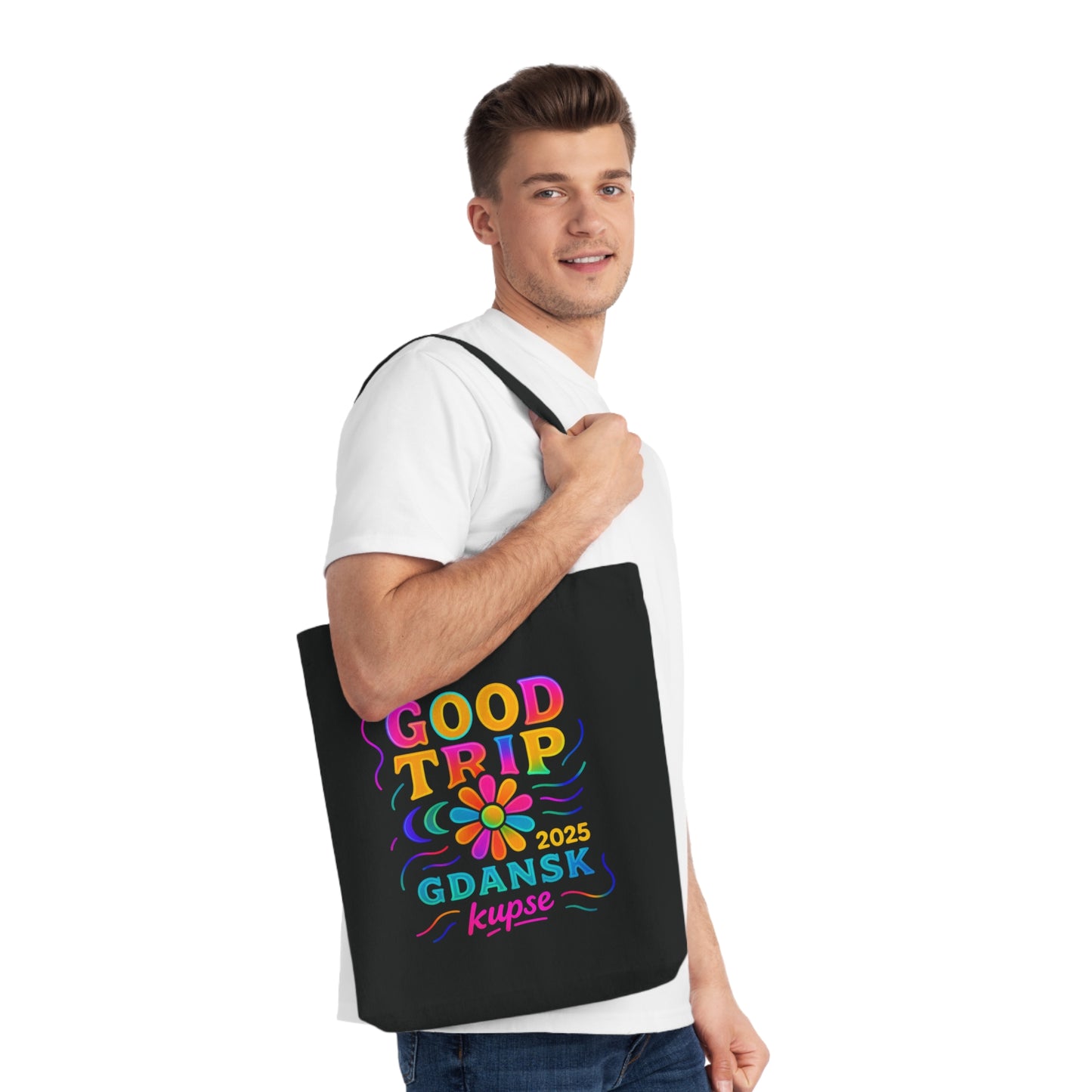 Tkana Torba na Ramię Kup Se Good Trip – Styl i Ekologia w Jednym