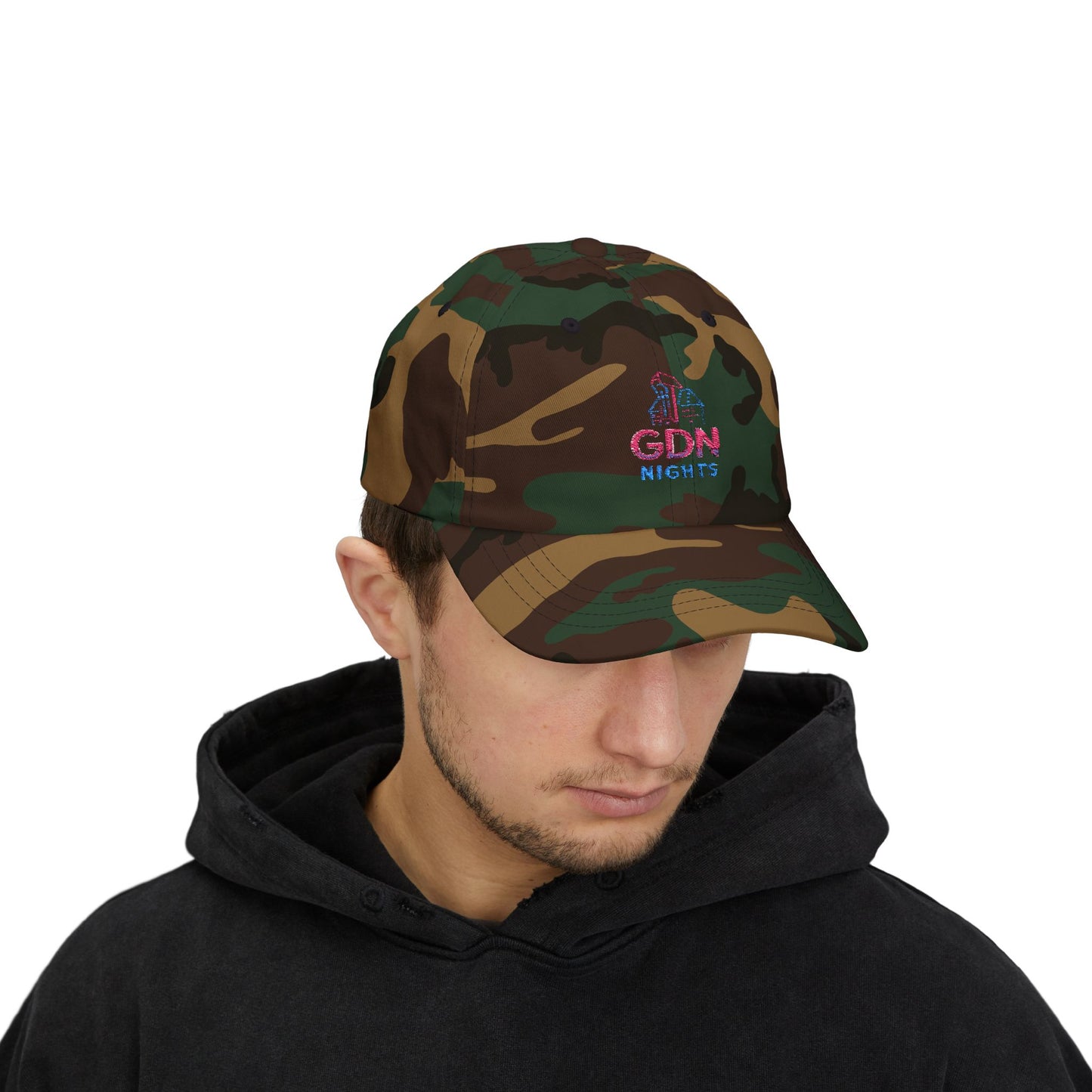Czapka z daszkiem z grafiką Kup Se GDN Nights – modny Dad Cap z charakterem