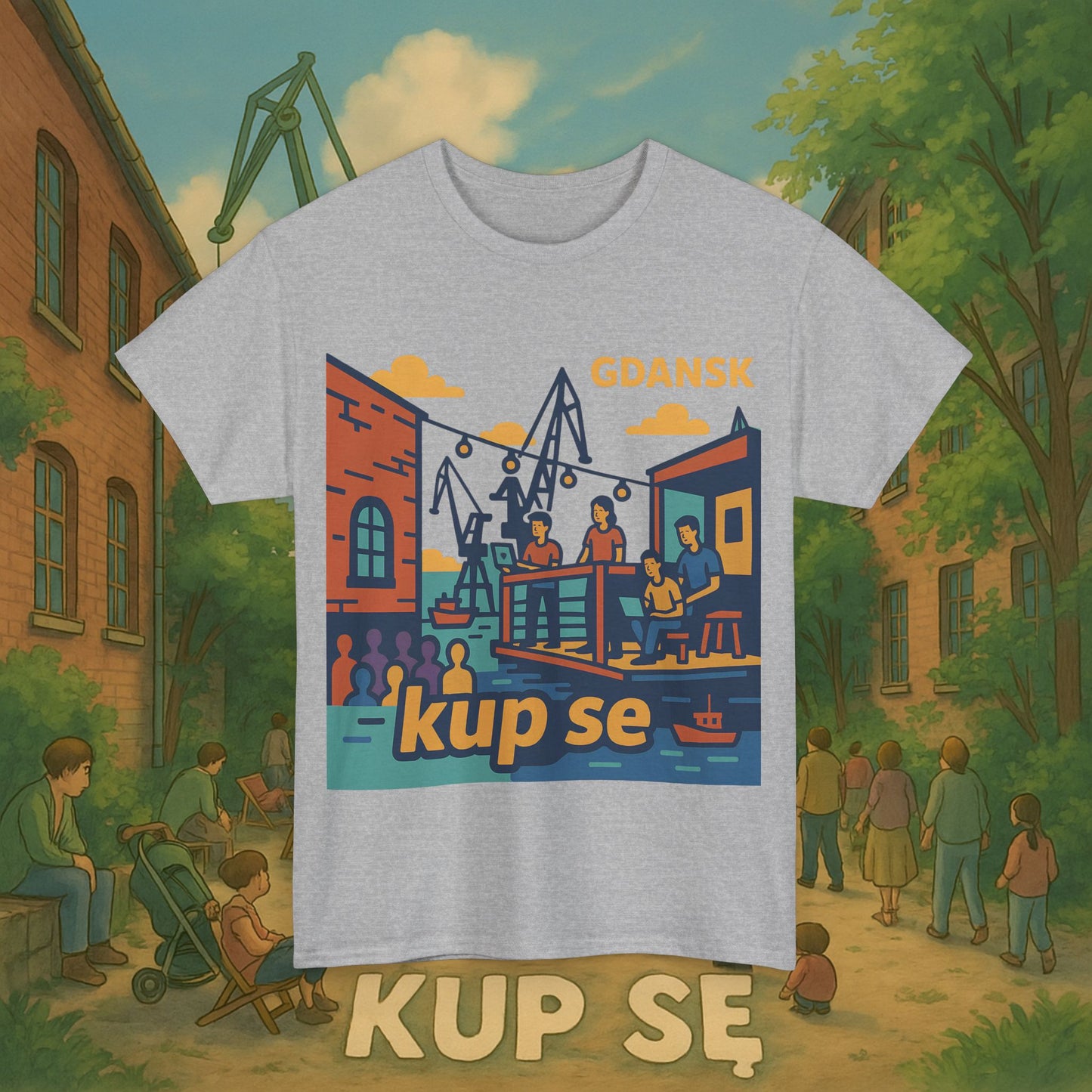 KupSe 100cznia Style t-shirt - Unisex Heavy Cotton Tee