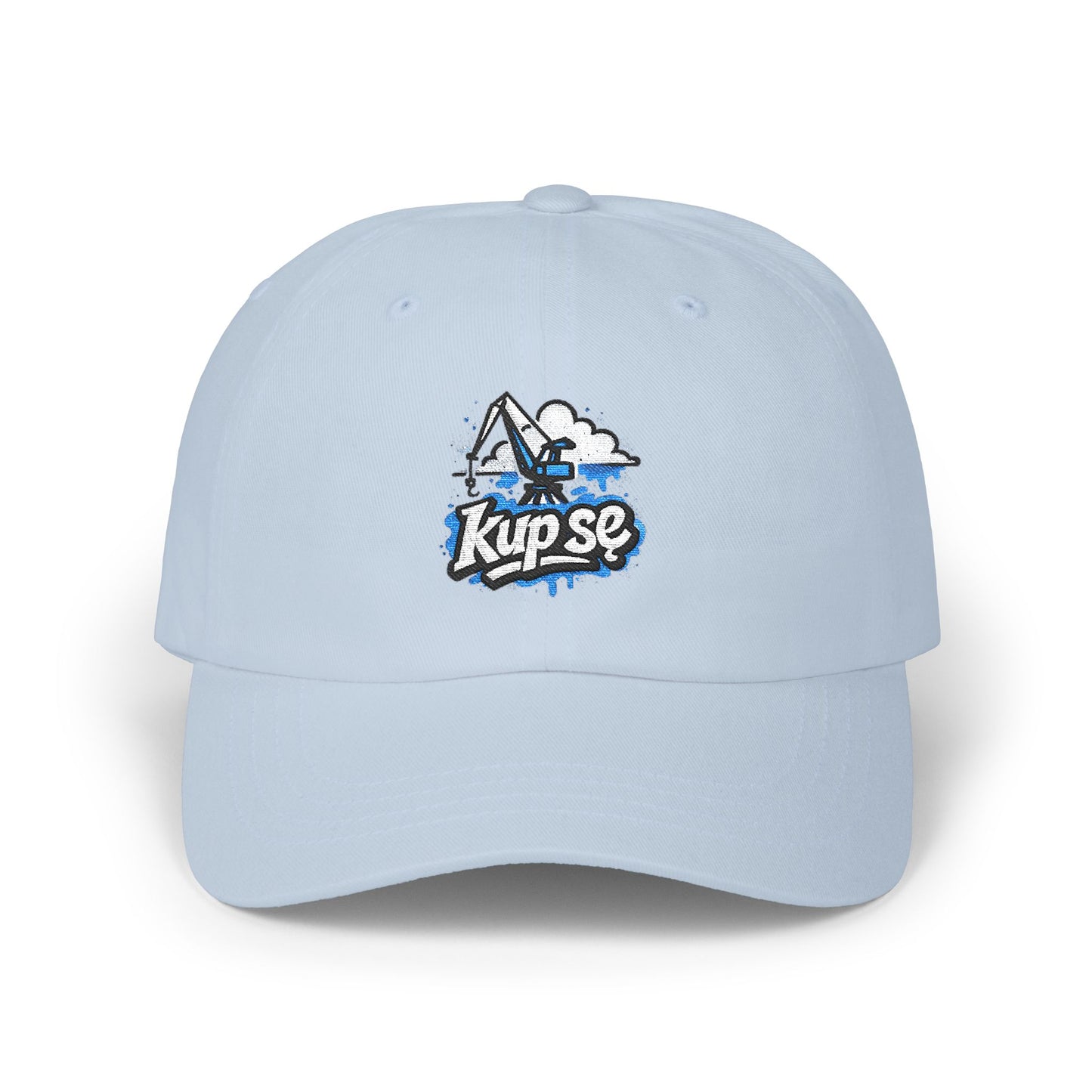 Czapka z daszkiem z grafiką Kup Se Dźwig – modny Dad Cap z charakterem