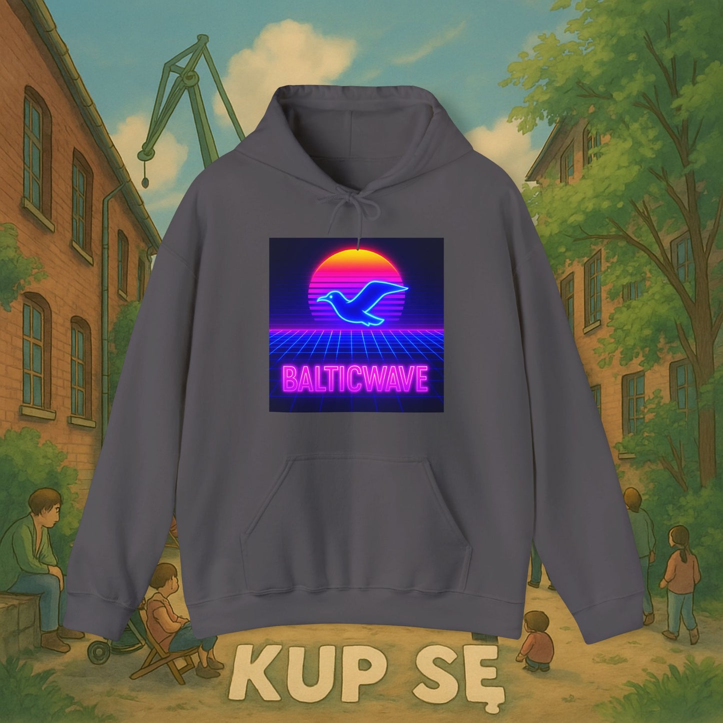 Unisex Heavy Blend Hoodie – BatlicWave – Kup Se