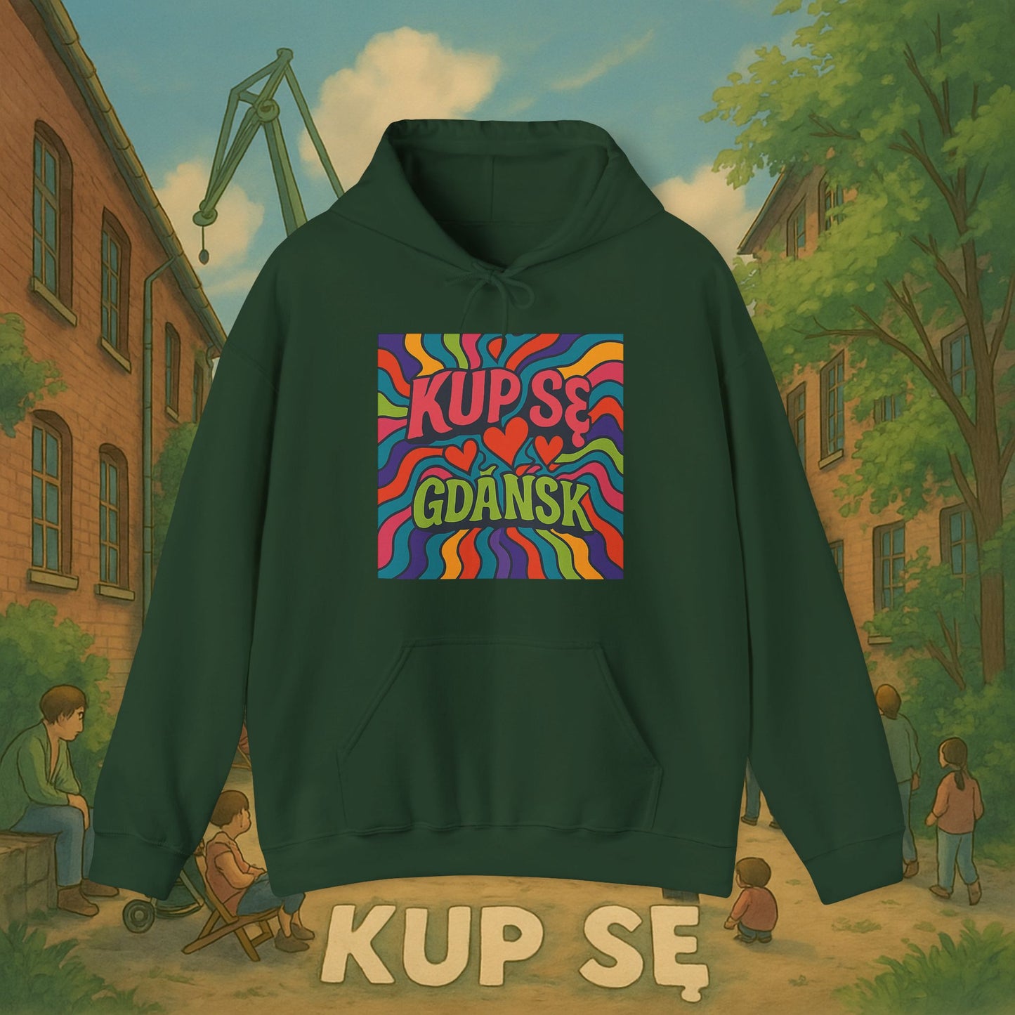 Unisex Heavy Blend Hoodie – Acid – Kup Se