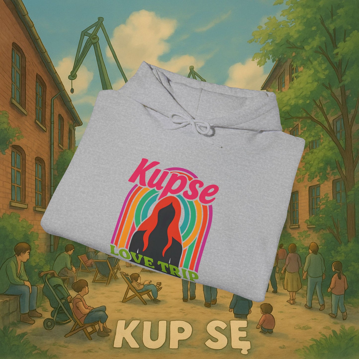 Unisex Heavy Blend Hoodie – Love Trip – Kup Se
