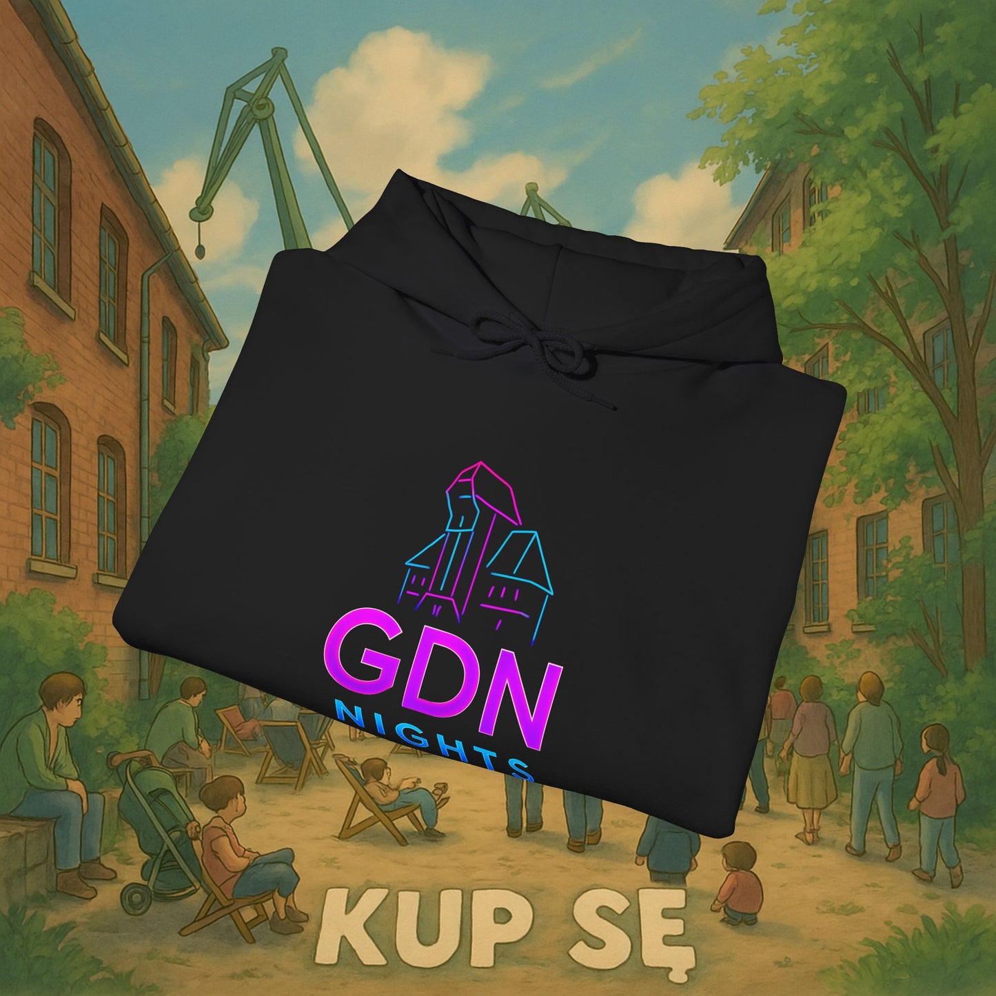 Unisex Heavy Blend Hoodie – GDN Nigths – Kup Se