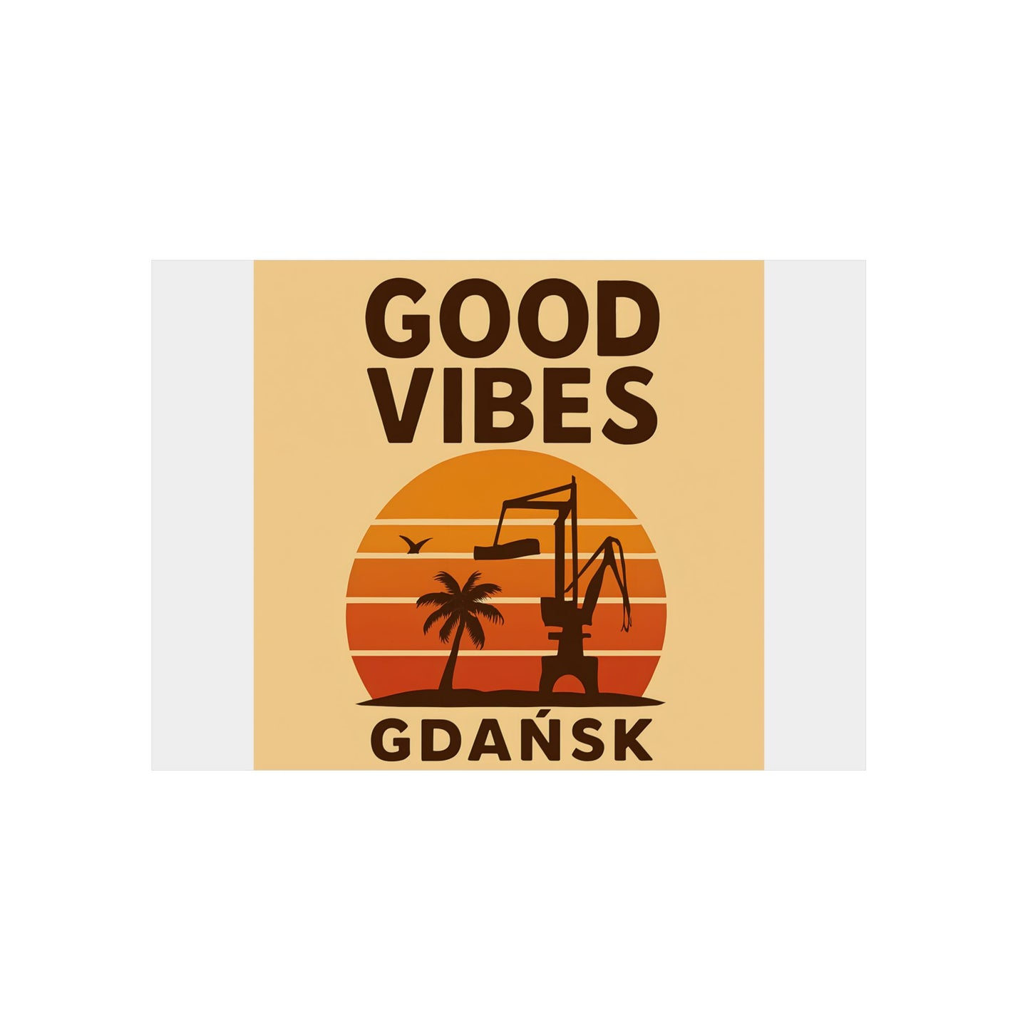 Obraz na panelu aluminiowym Good Vibes Desert – trwały wydruk w stylu Kup Se