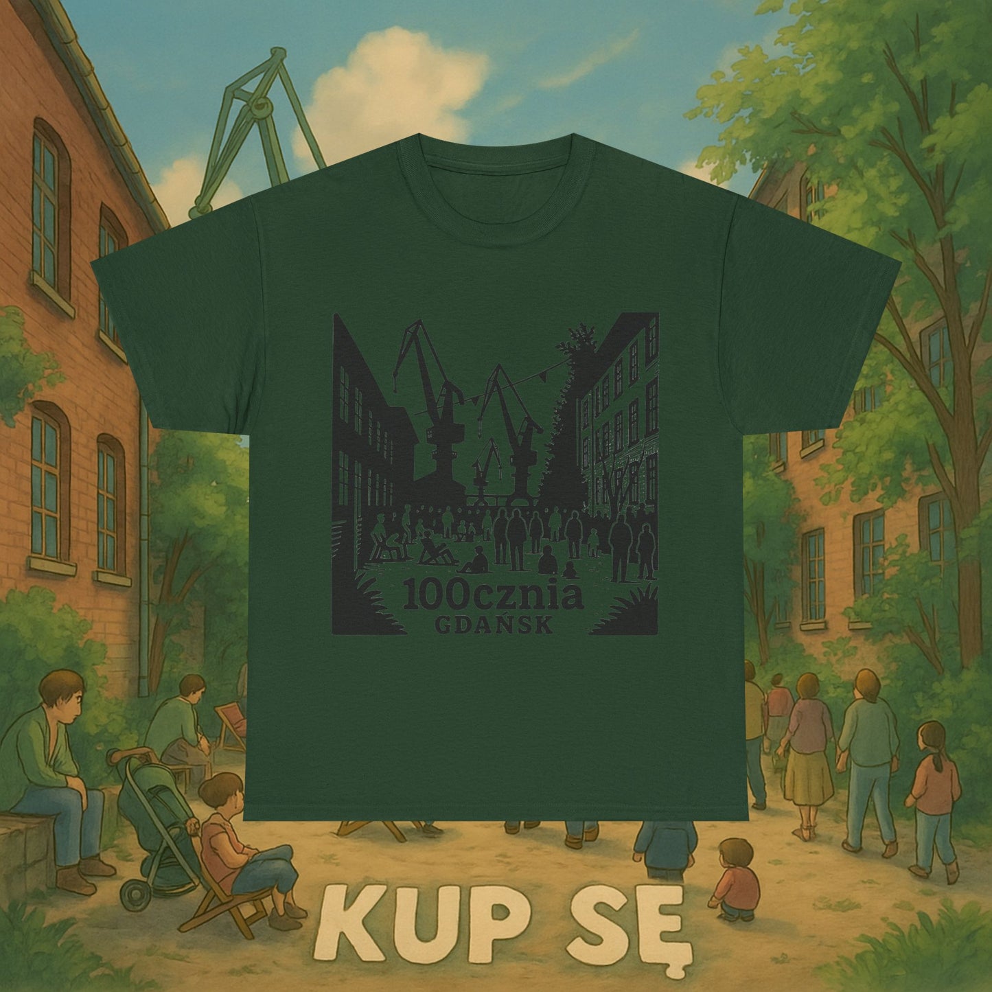 KupSe 100cznia t-shirt - Unisex Heavy Cotton Tee