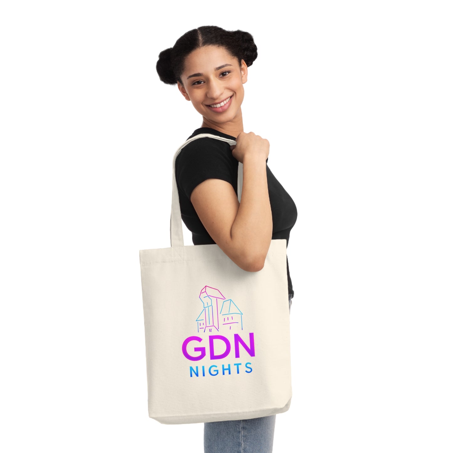 Tkana Torba na Ramię Kup Se GDN Nights – Styl i Ekologia w Jednym