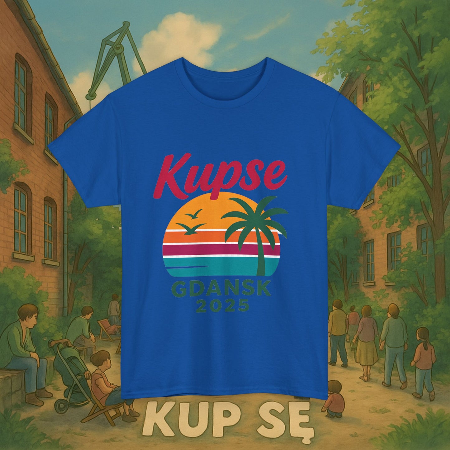 KupSe 90's Style t-shirt - Unisex Heavy Cotton Tee