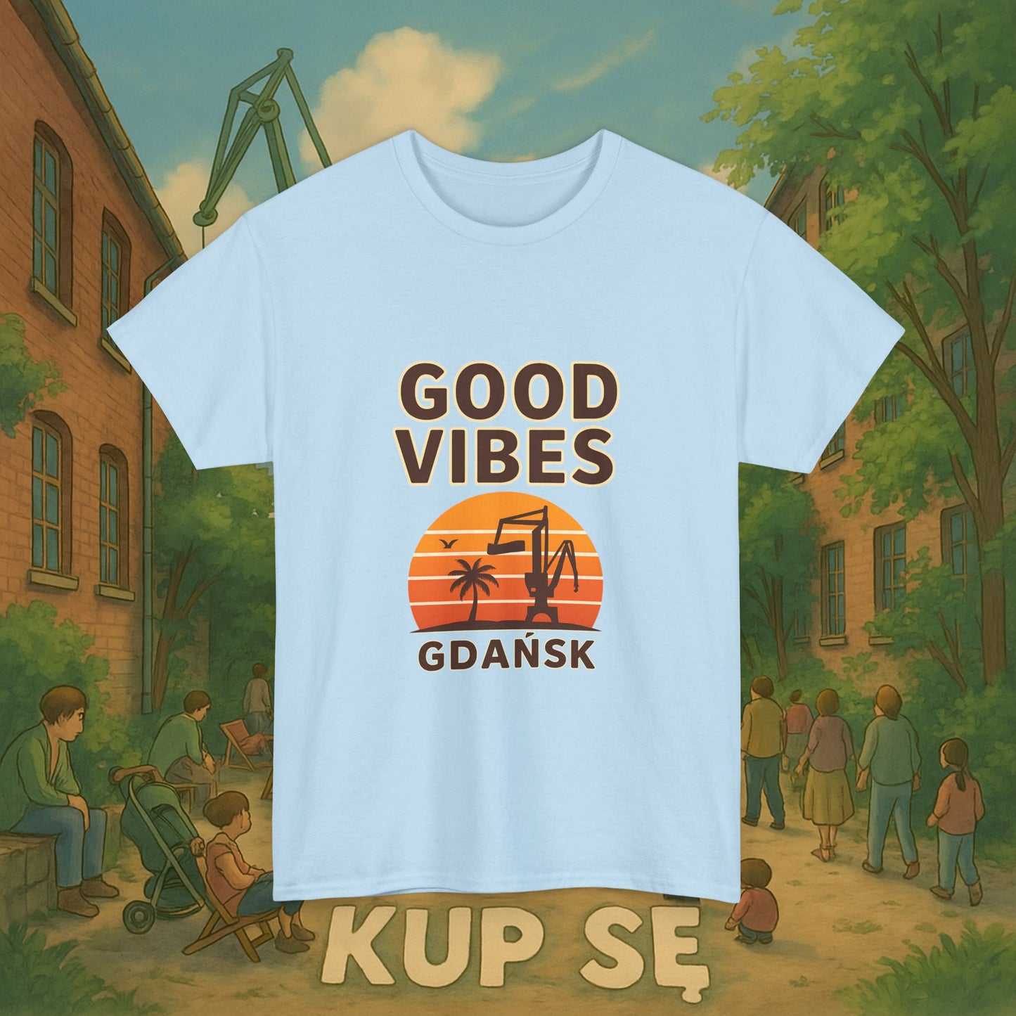KupSe Good Vibes Style t-shirt - Unisex Heavy Cotton Tee