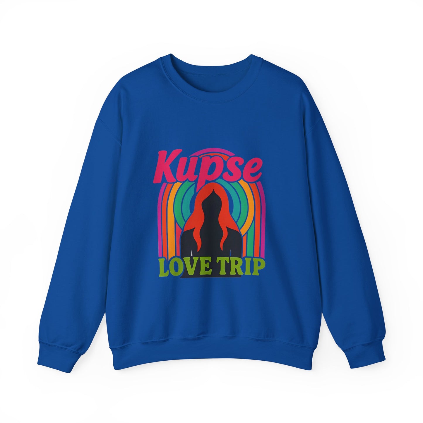 Bluza unisex z grafiką Kup Se Love Trip – klasyczny crewneck i miejski styl