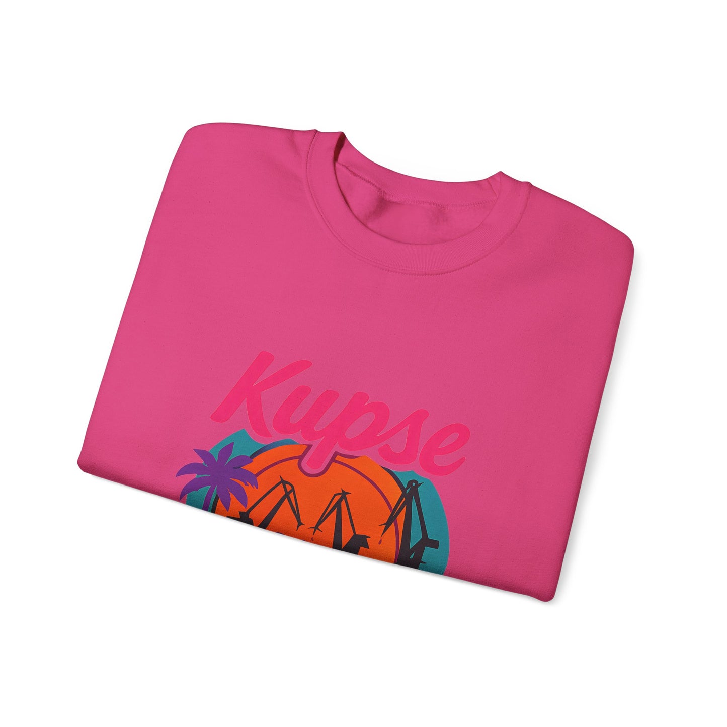 Bluza unisex z grafiką Kup Se Seas The Day – klasyczny crewneck i miejski styl