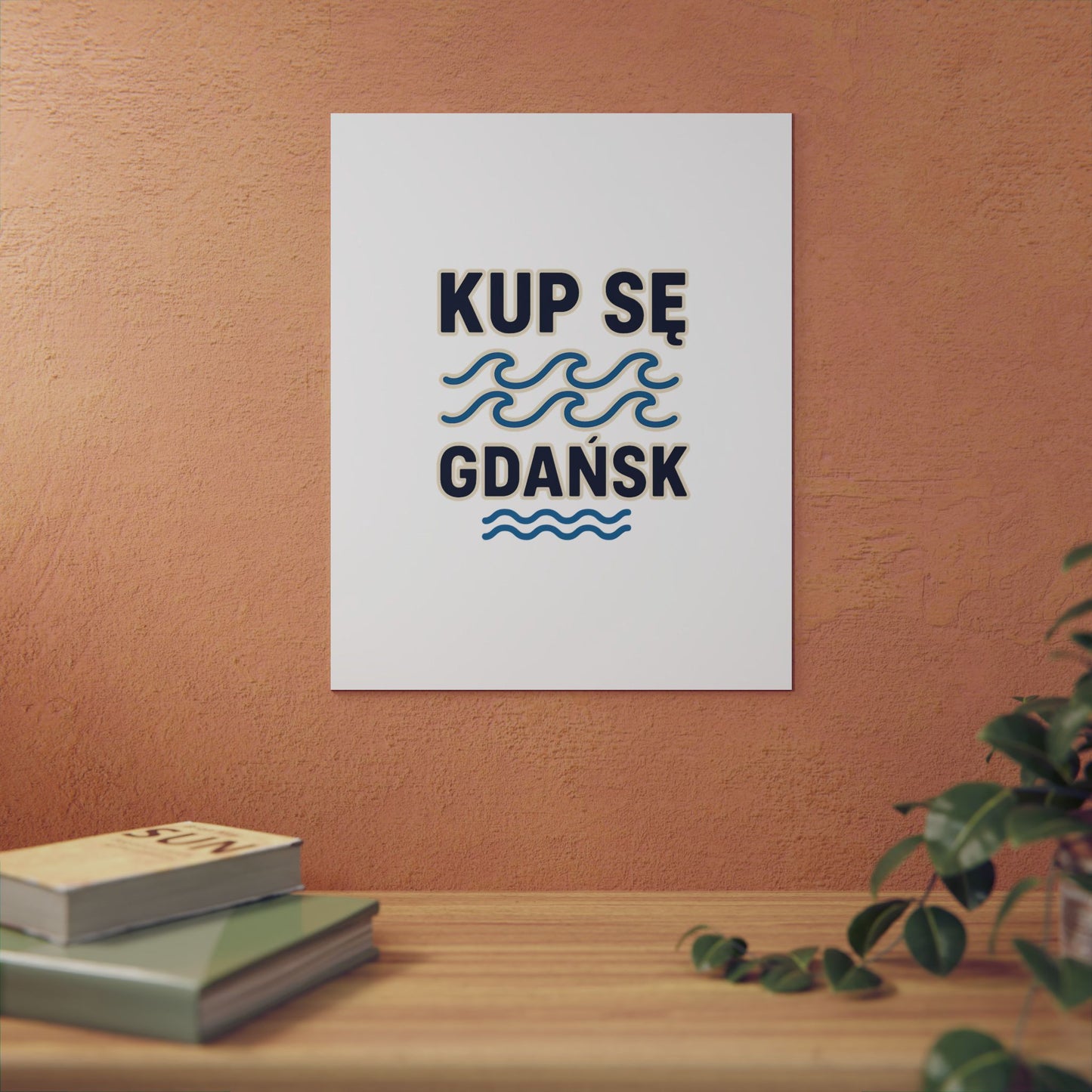 Obraz na panelu aluminiowym Gdańsk Fale – trwały wydruk w stylu Kup Se