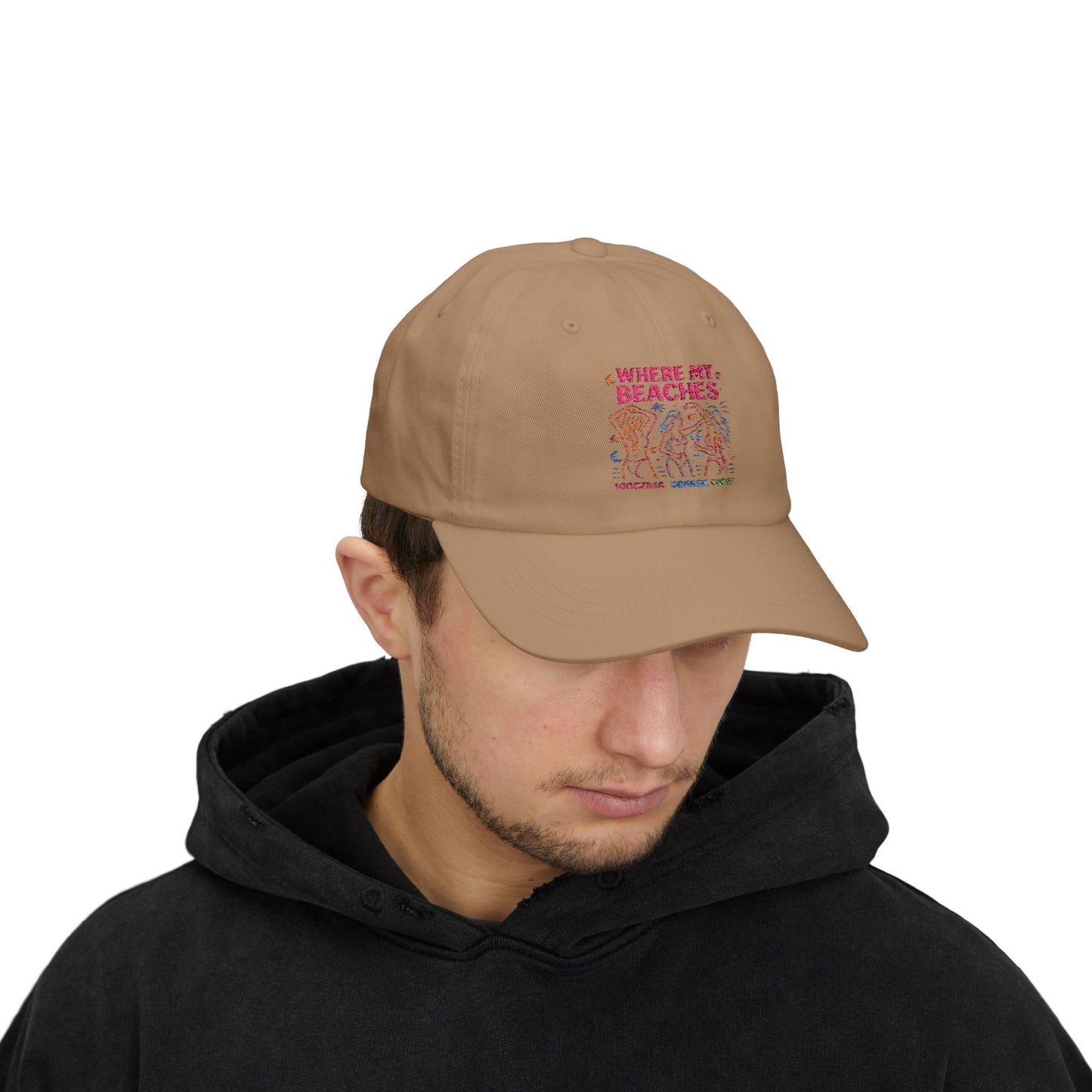 Czapka z daszkiem z grafiką Kup Se Where My Beaches – modny Dad Cap z charakterem
